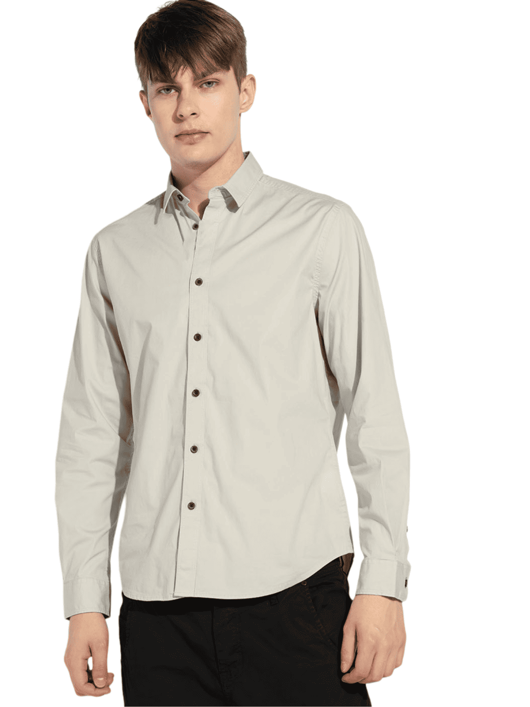 Lightweight Poplin Stretch Regular Fit Shirt