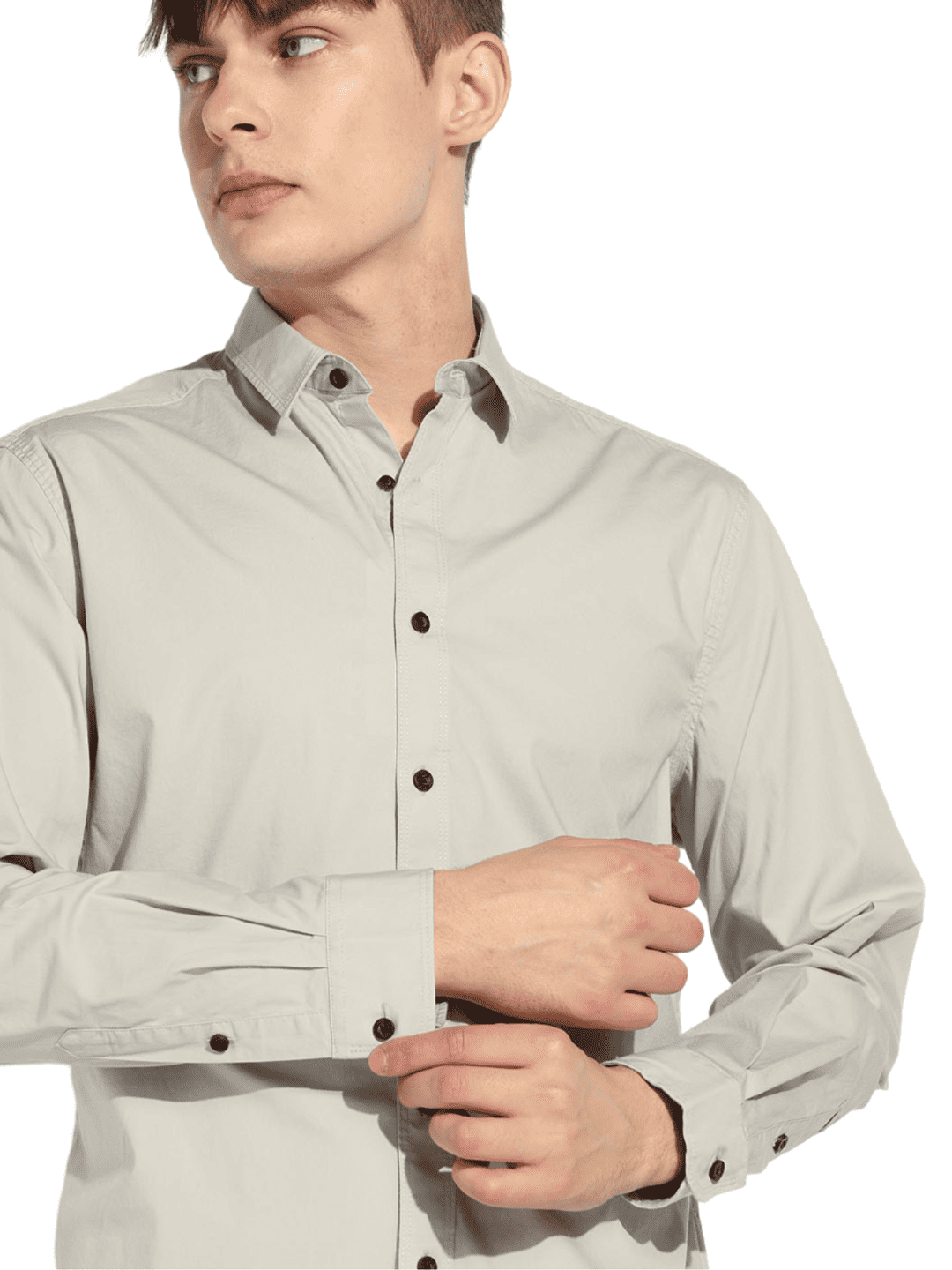 Lightweight Poplin Stretch Regular Fit Shirt