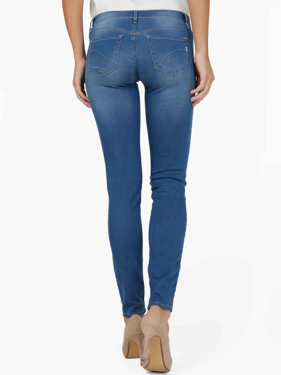 Women's Sumatra skinny fit mid wash jeans