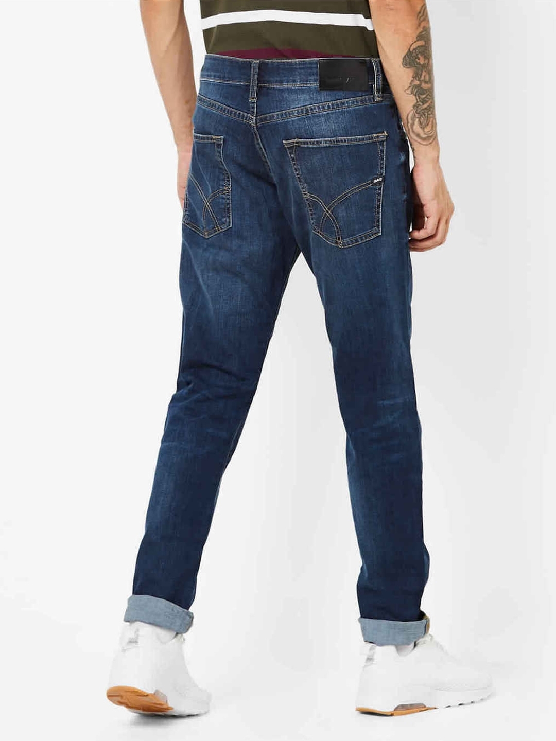 Men's Norton Carrot Fit Dark Blue Jeans