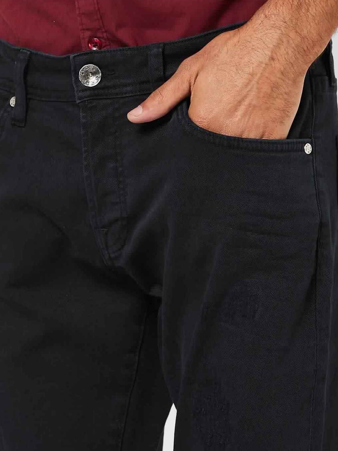 Men's Norton Carrot Fit Navy Blue Jeans