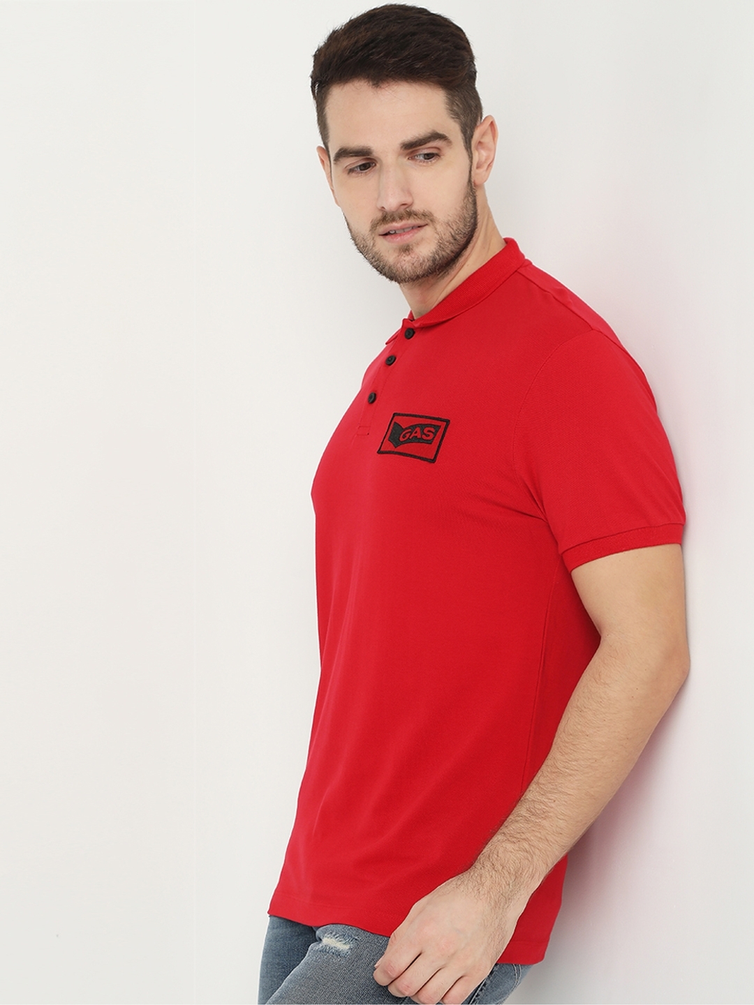 Ralph Slim Fit Polo T-shirt with Logo Badge