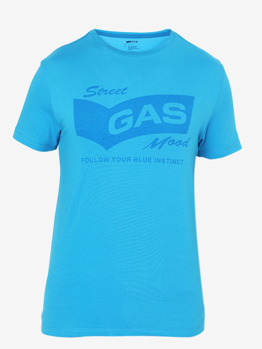 Scuba Typographic Brand Print Slim Fit Crew-Neck T-shirt