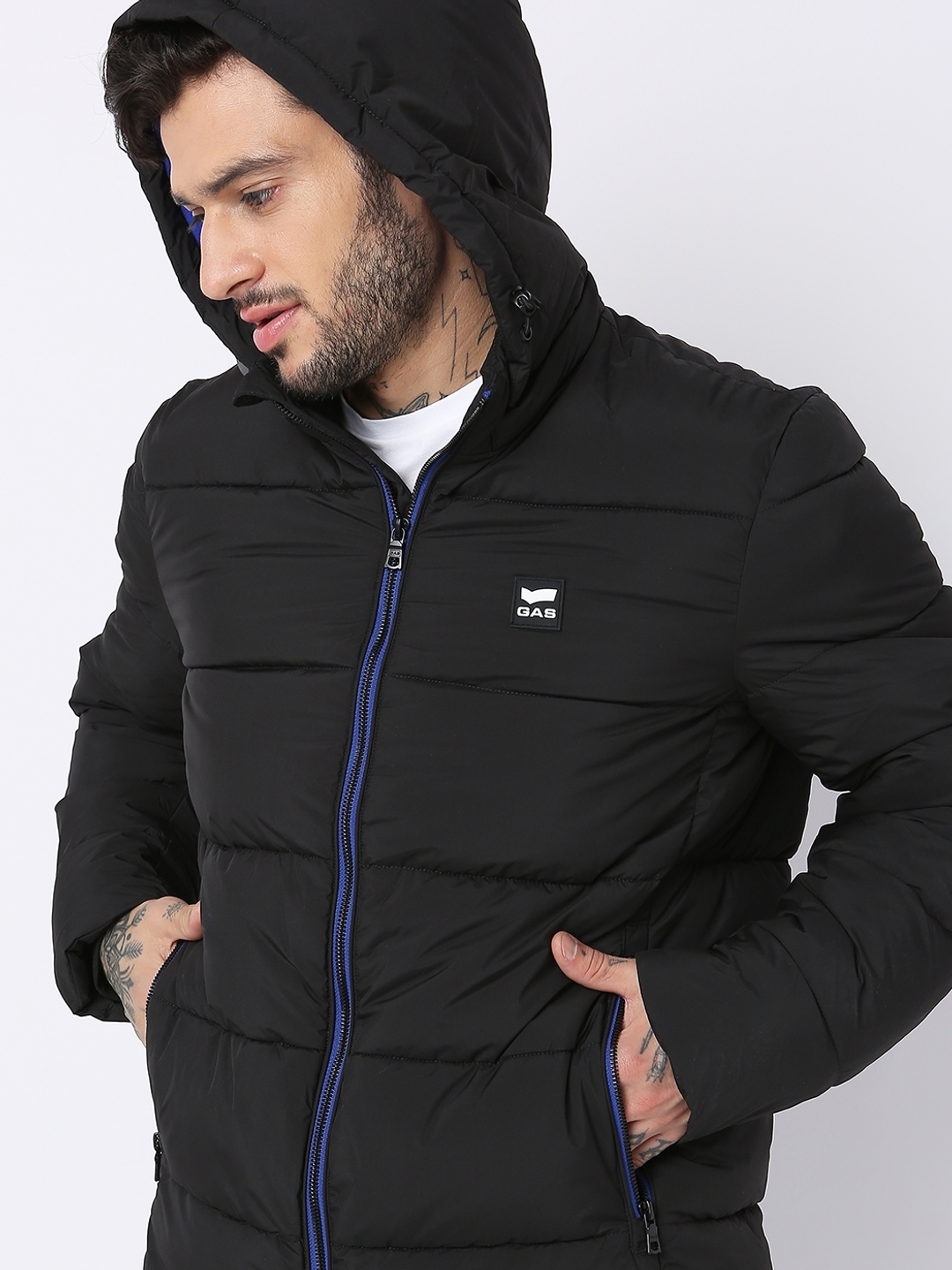 Ezio Zip-Front Hooded Jacket