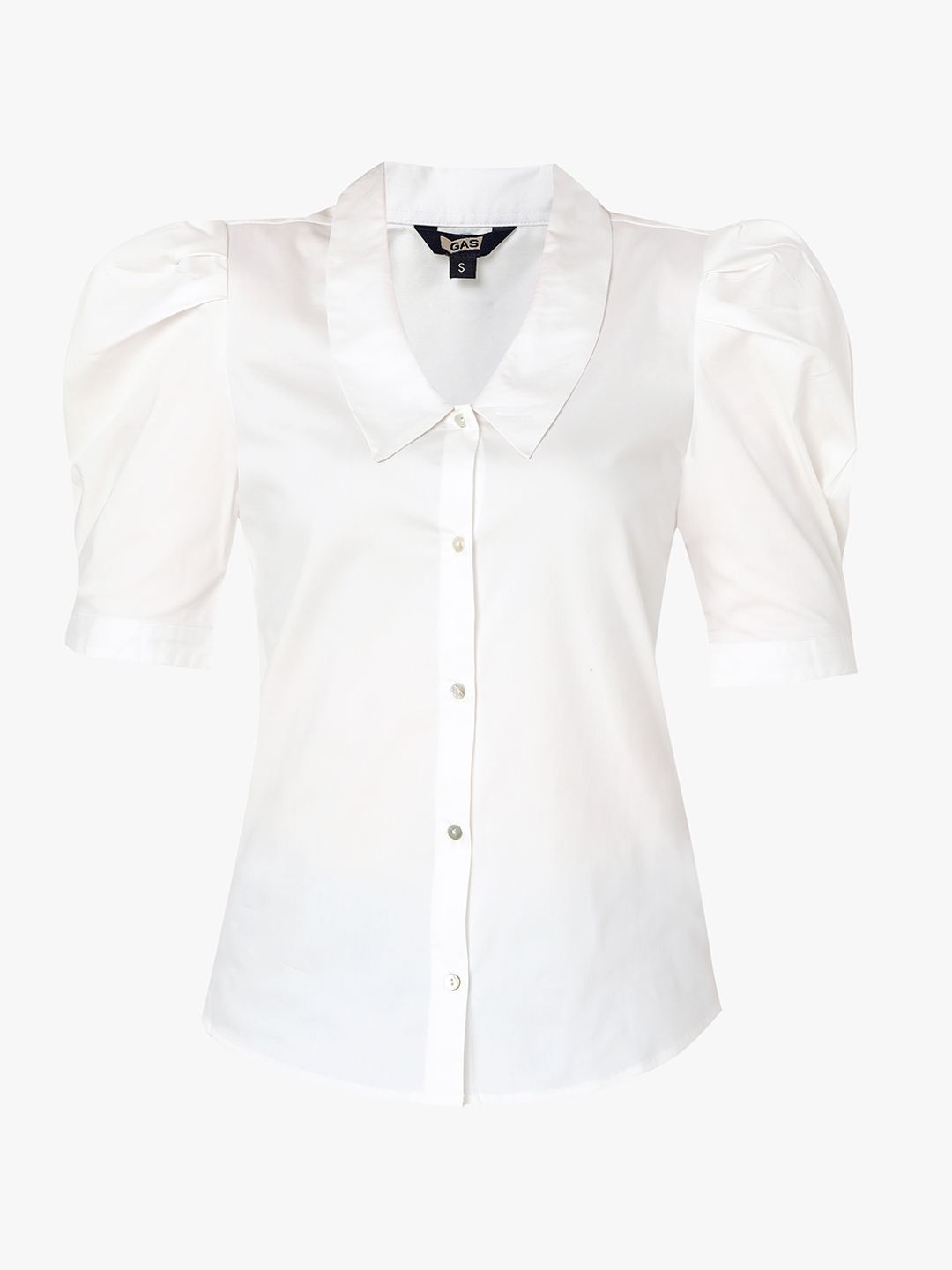 Maeve Shirt with Puff Sleeves