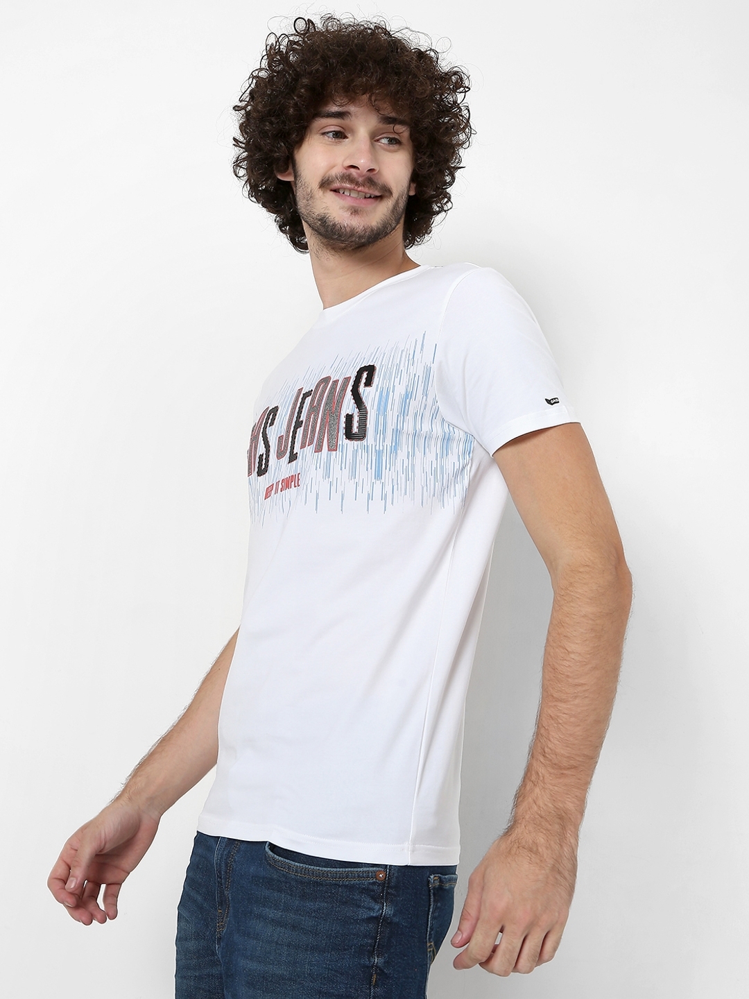 Scuba Rain Printed Slim Fit Crew-Neck T-shirt
