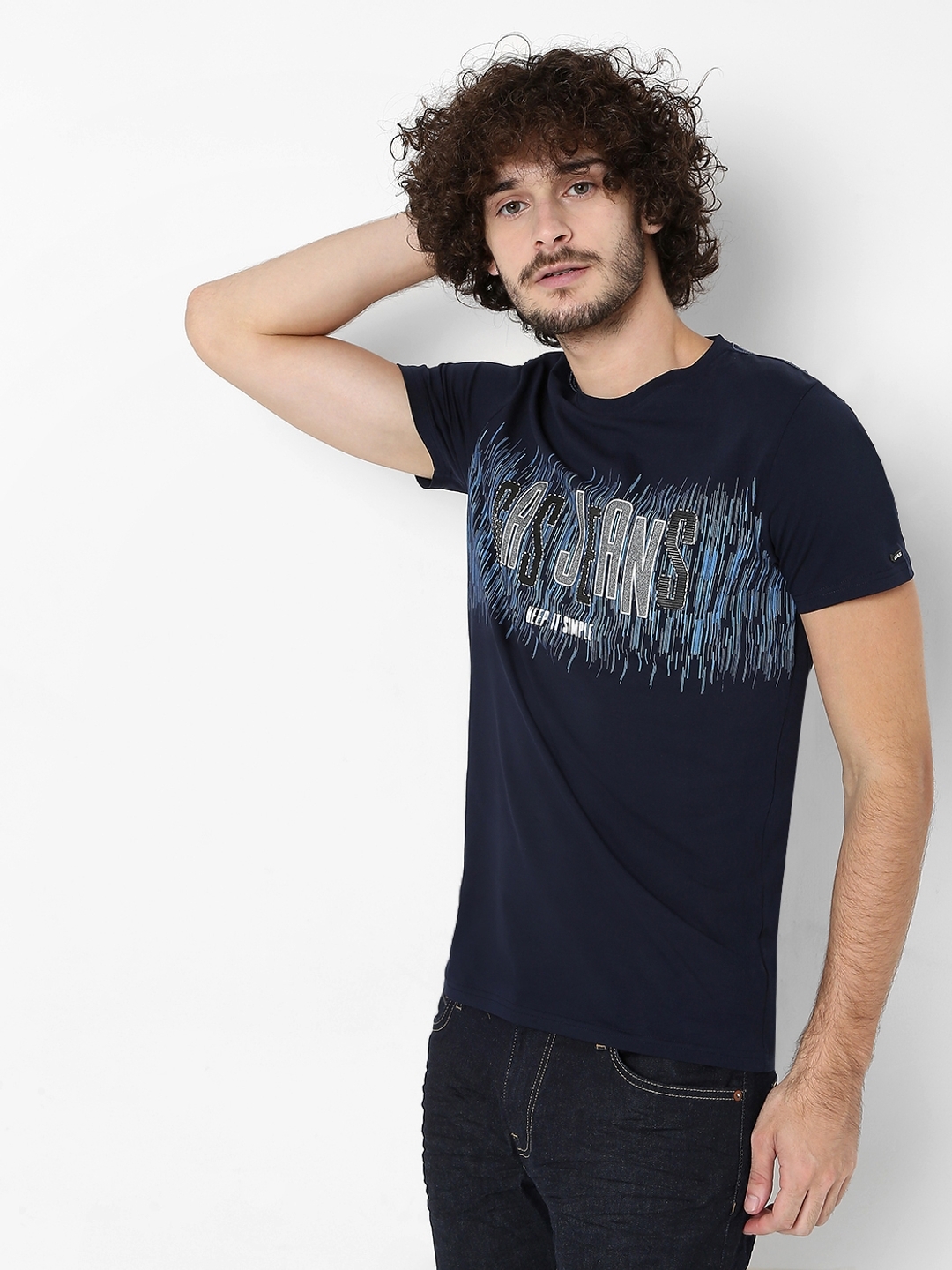 Scuba Rain Printed Slim Fit Crew-Neck T-shirt