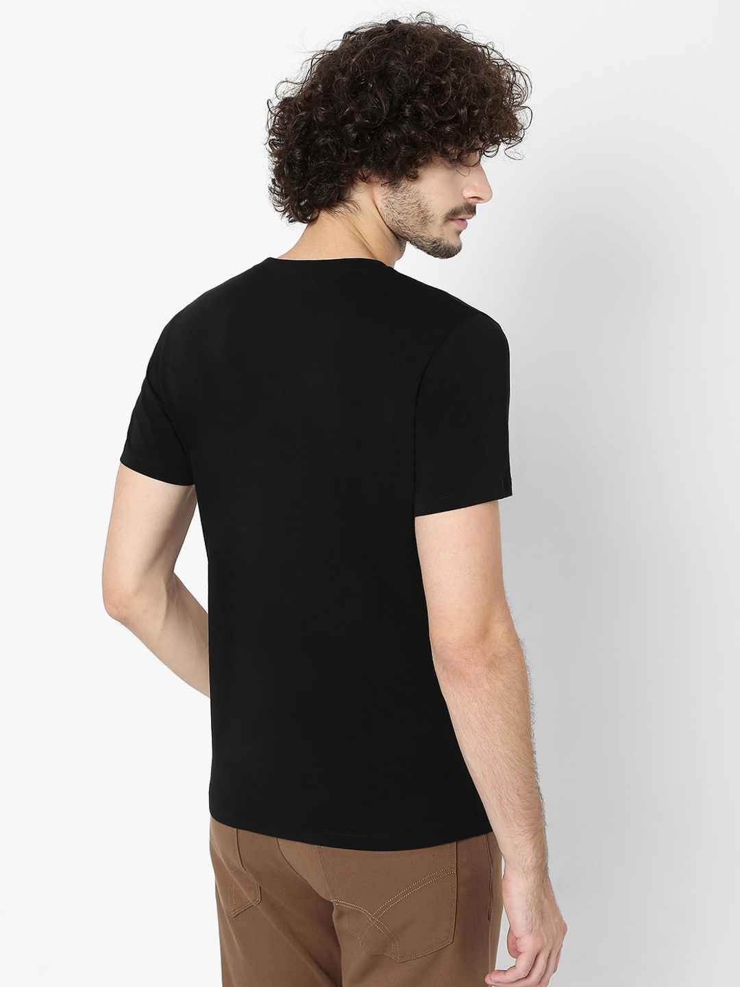 Scuba Animal Print Slim Fit Crew-Neck T-shirt