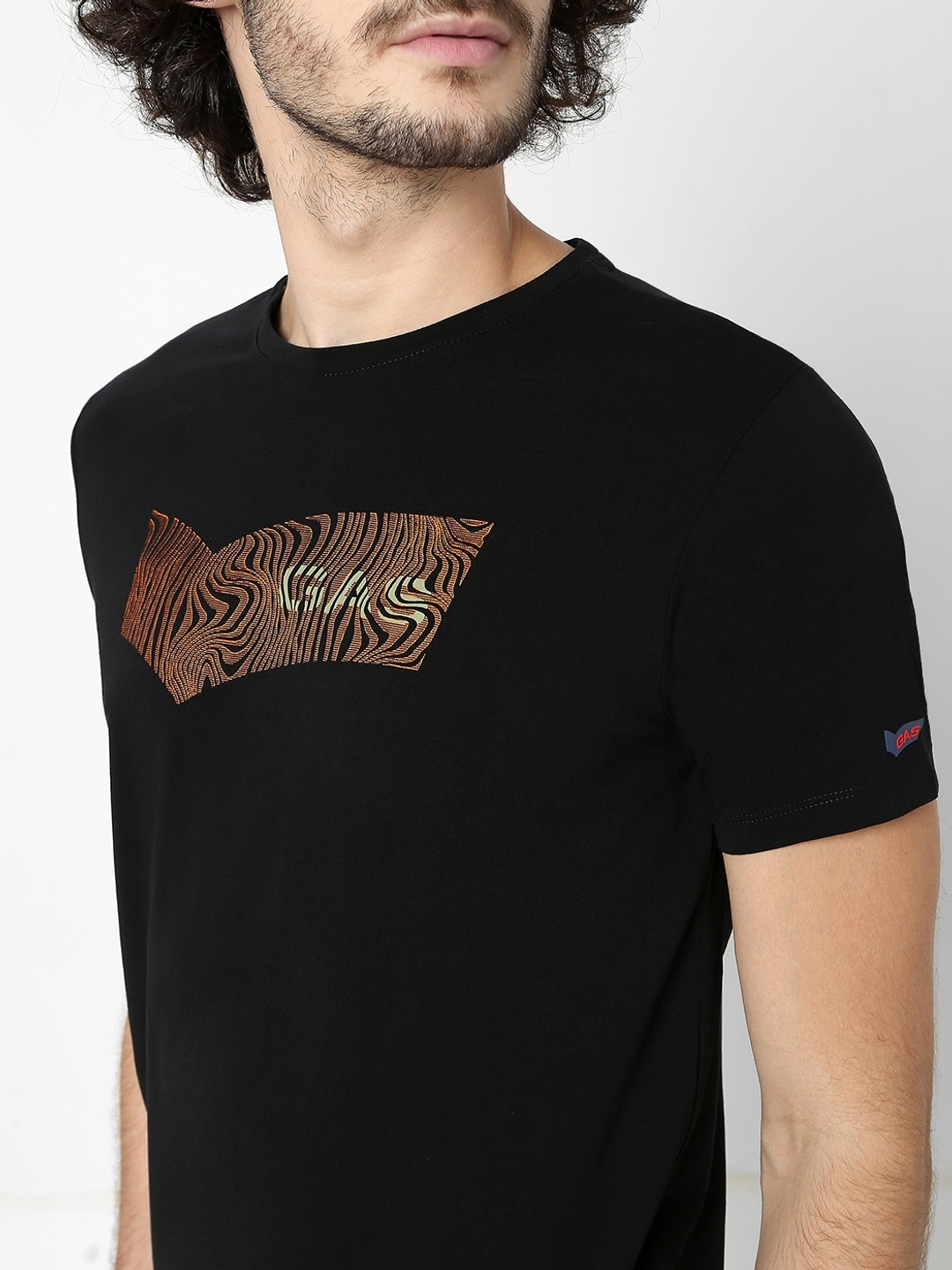 Scuba Animal Print Slim Fit Crew-Neck T-shirt
