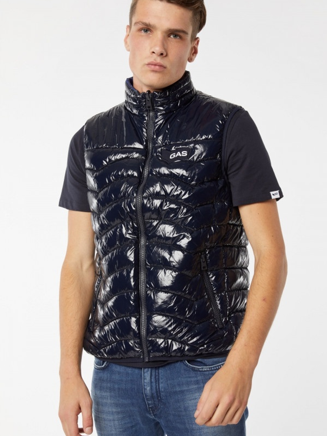 Dirk Quilted & Reversible Zip-Front Gillet Jacket
