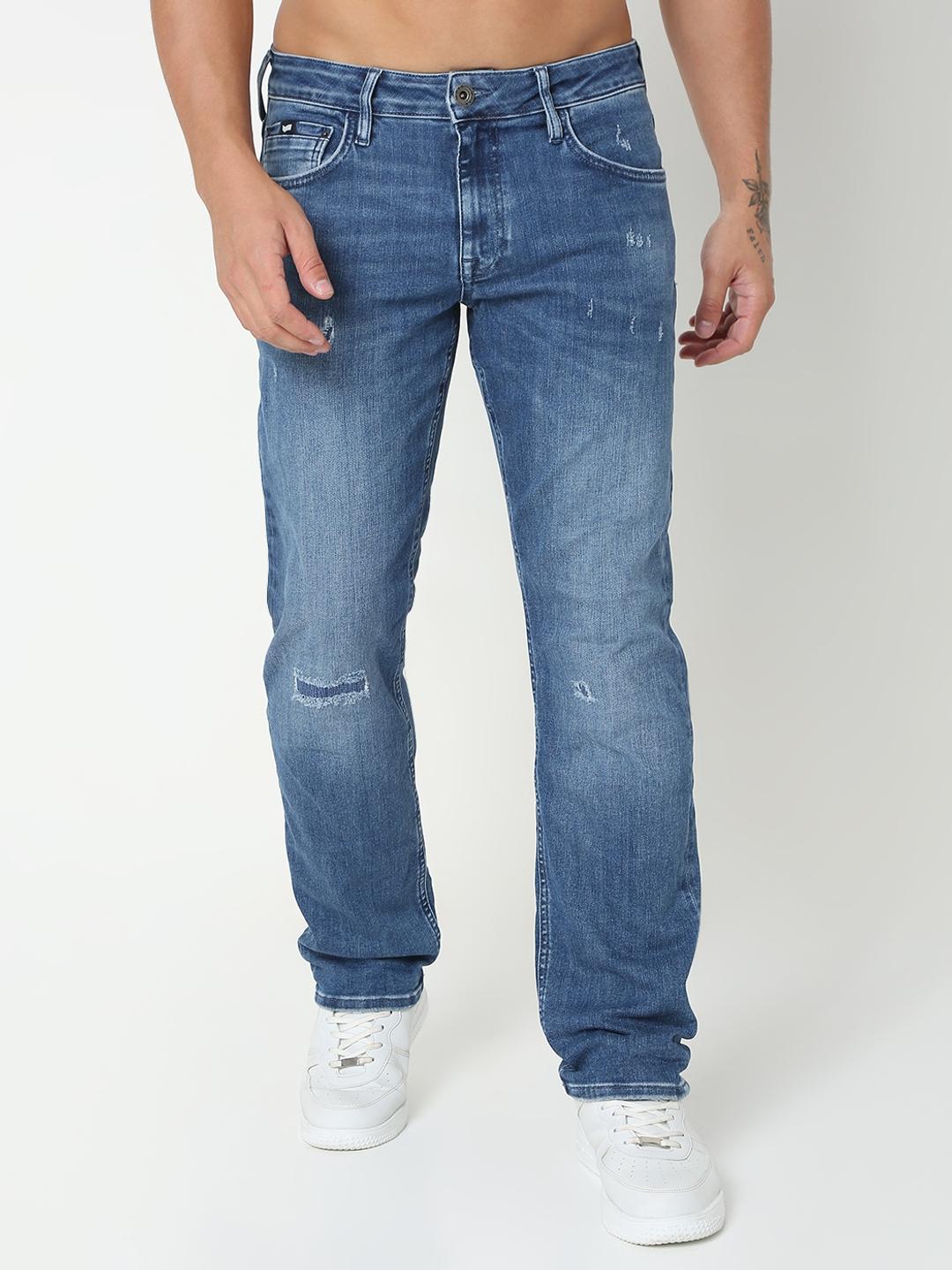 Jaxon-Z Straight Fit Solid Denim