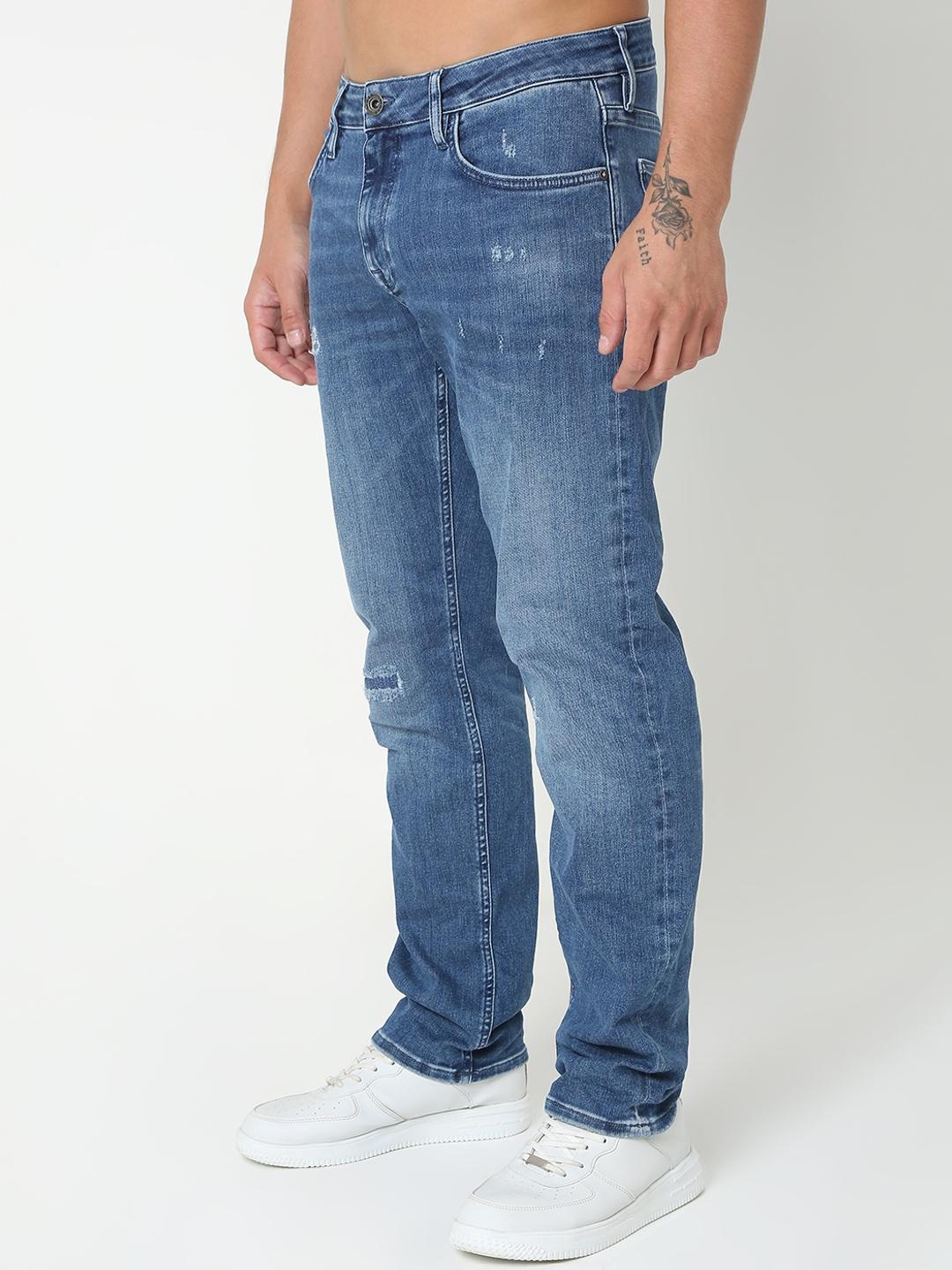 Jaxon-Z Straight Fit Solid Denim