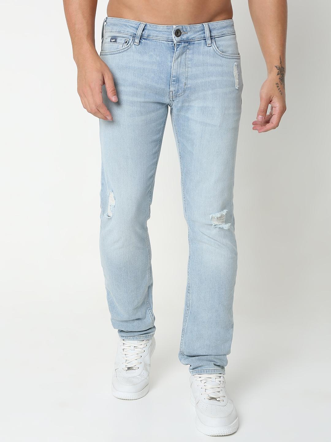 Albert Slim Fit Solid Denim