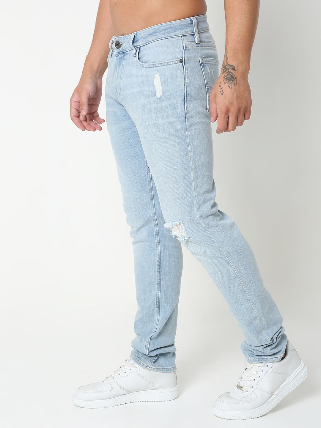 Albert Slim Fit Solid Denim