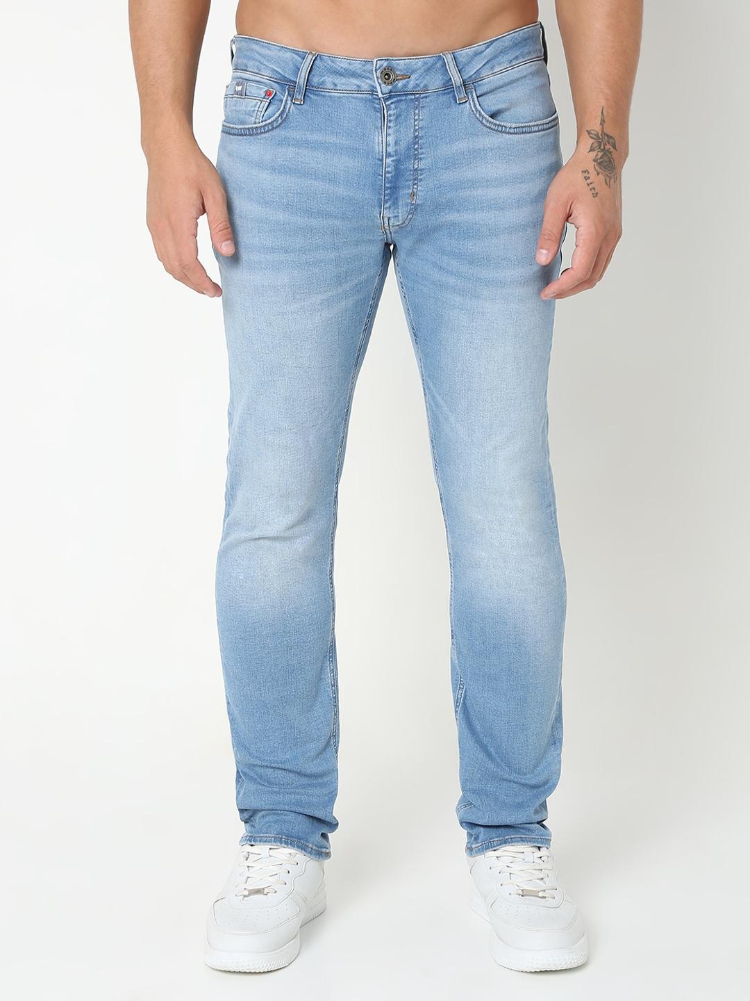 Albert Slim Fit Solid Denim