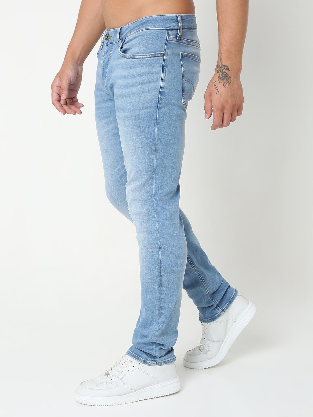 Albert Slim Fit Solid Denim