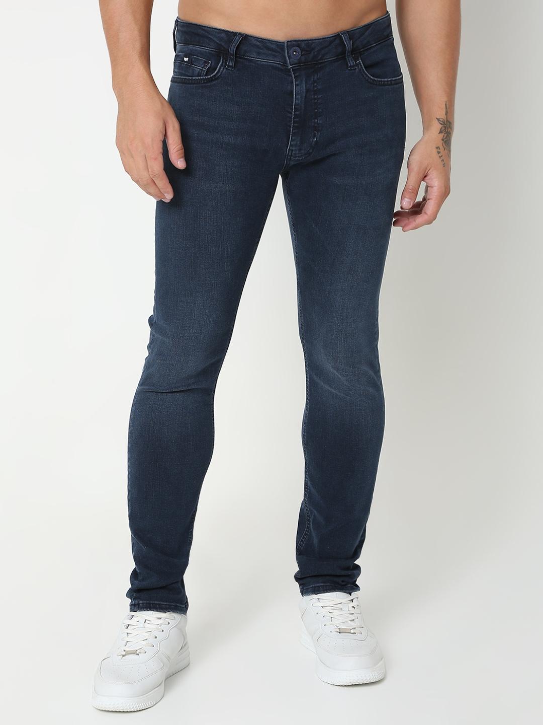 Albert Slim Fit Solid Denim