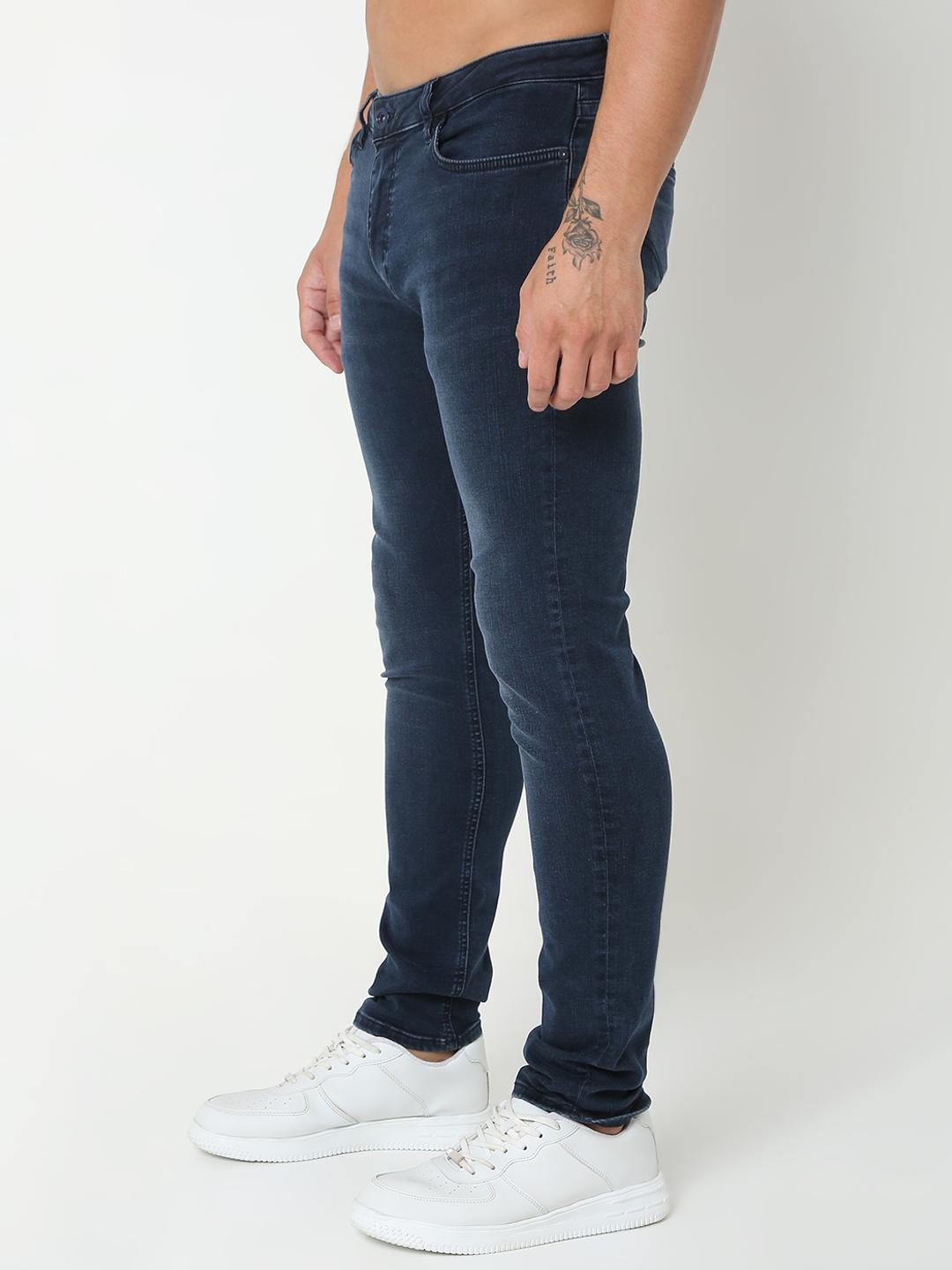 Albert Slim Fit Solid Denim