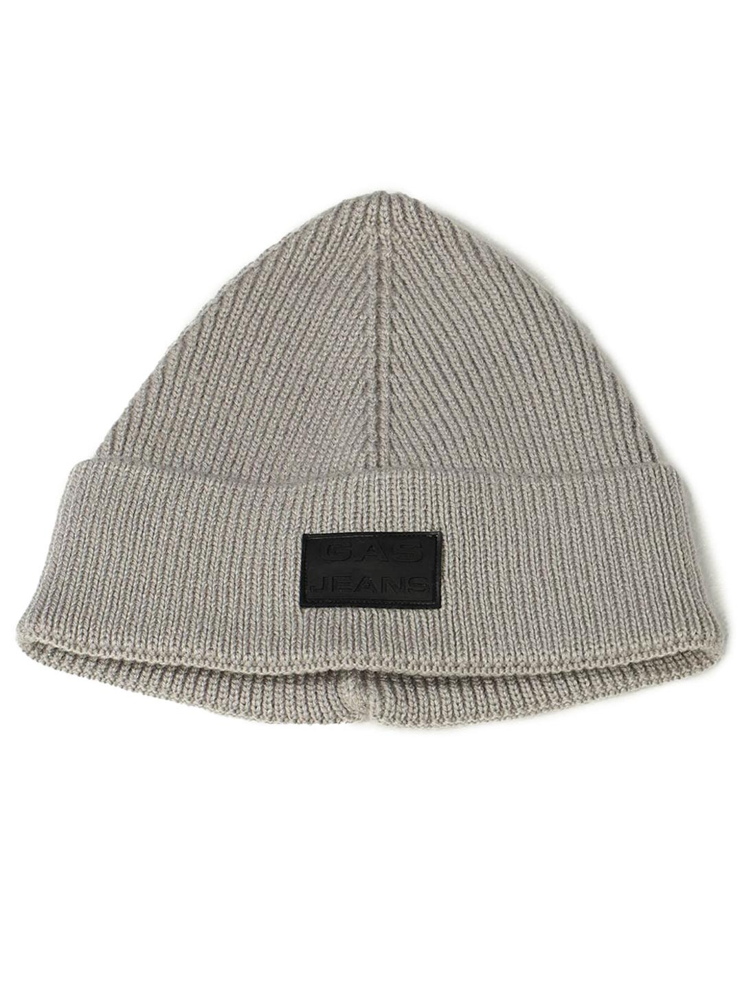 Comfy Cotton Rib Structure Varsity Beanie