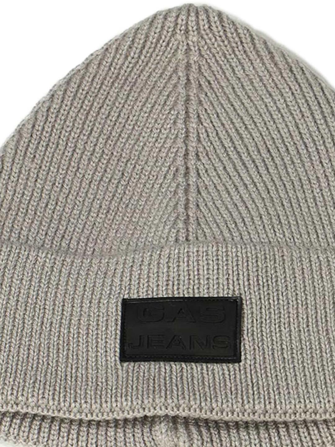 Comfy Cotton Rib Structure Varsity Beanie