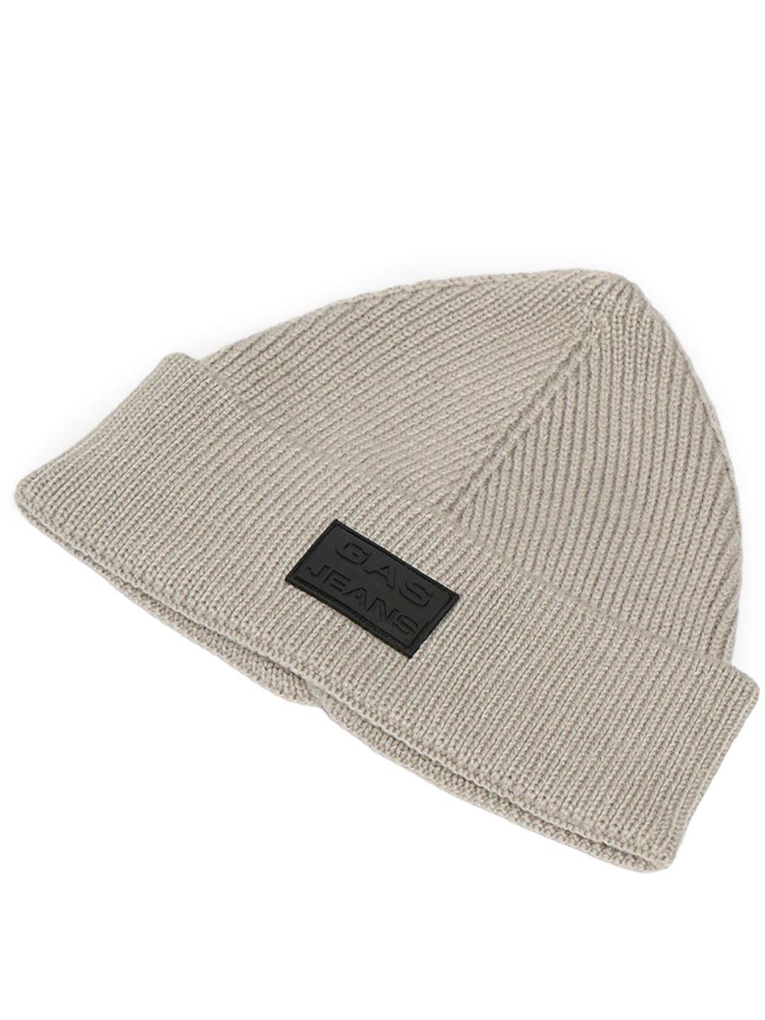 Comfy Cotton Rib Structure Varsity Beanie