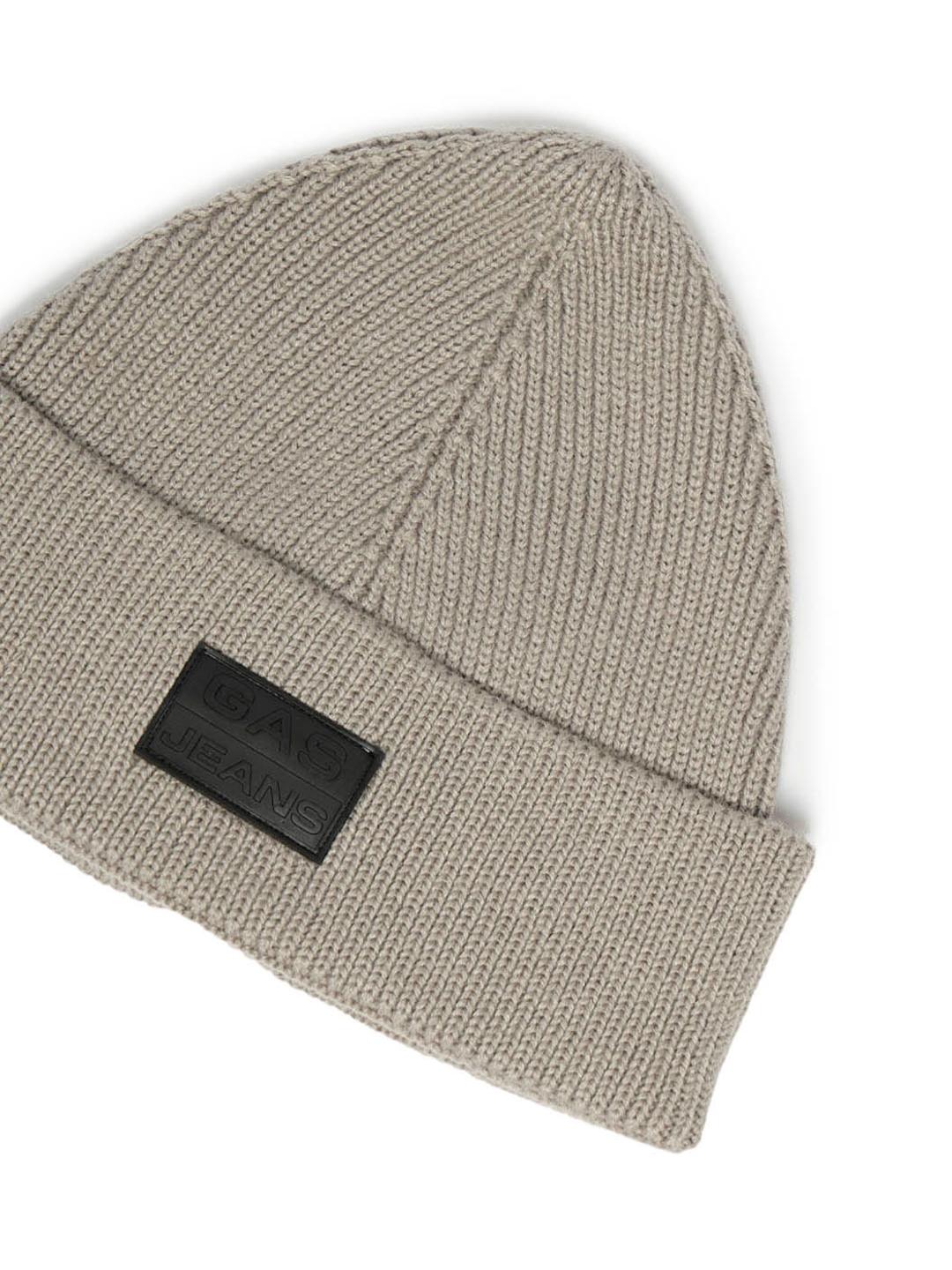 Comfy Cotton Rib Structure Varsity Beanie