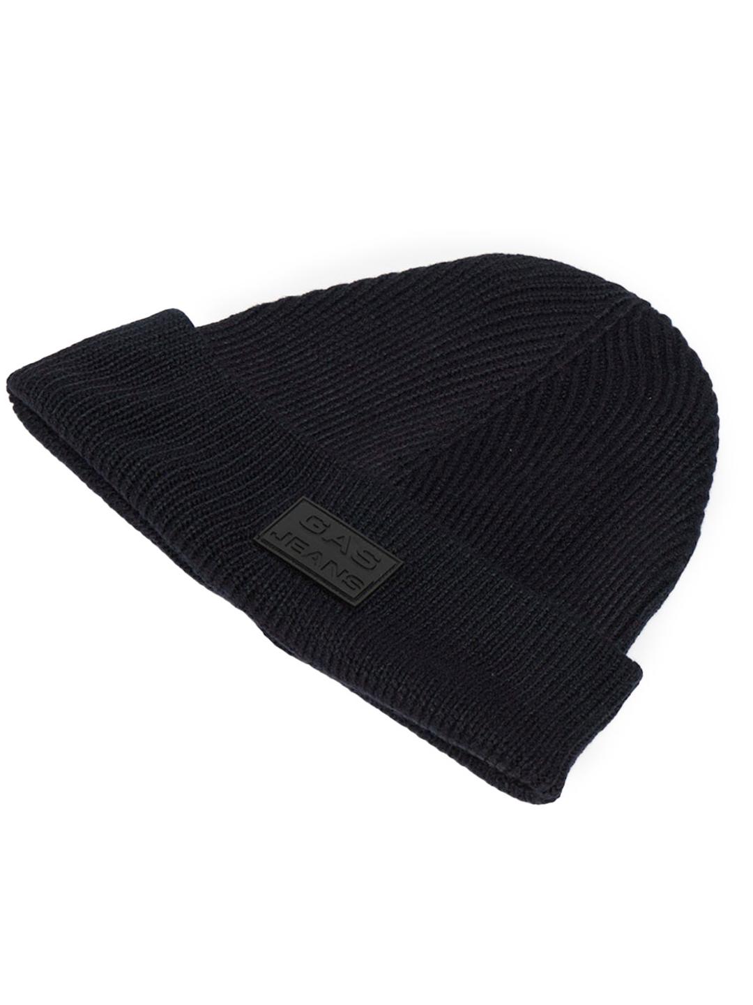 Comfy Cotton Rib Structure Varsity Beanie