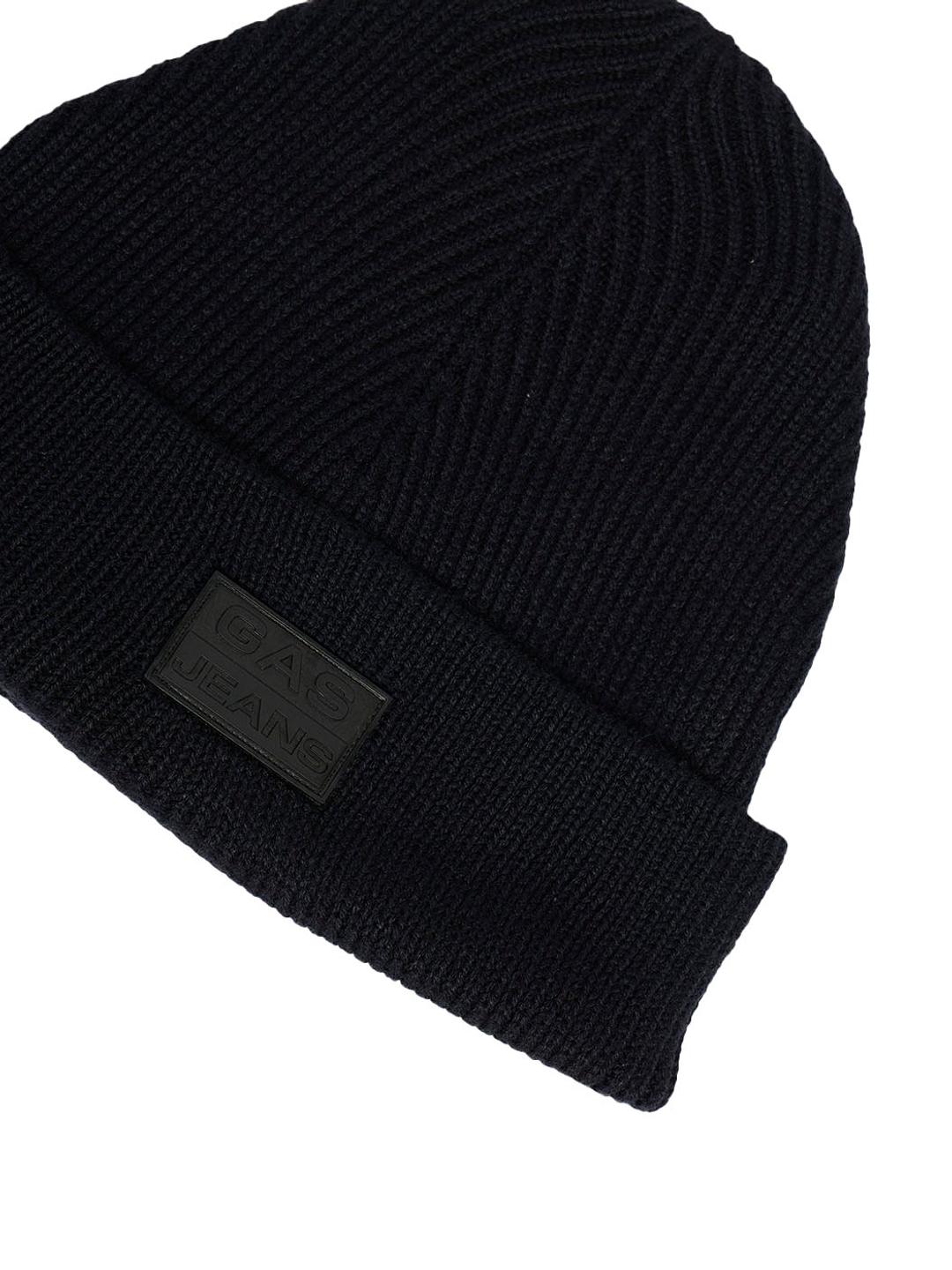 Comfy Cotton Rib Structure Varsity Beanie