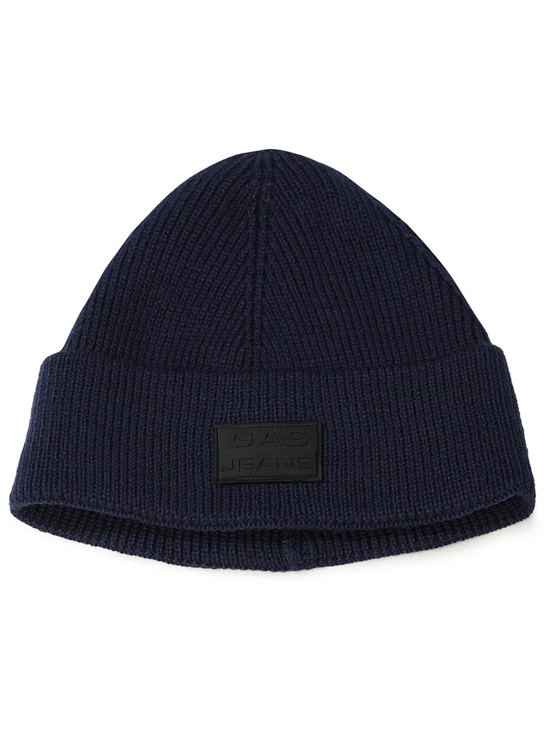 Comfy Cotton Rib Structure Varsity Beanie