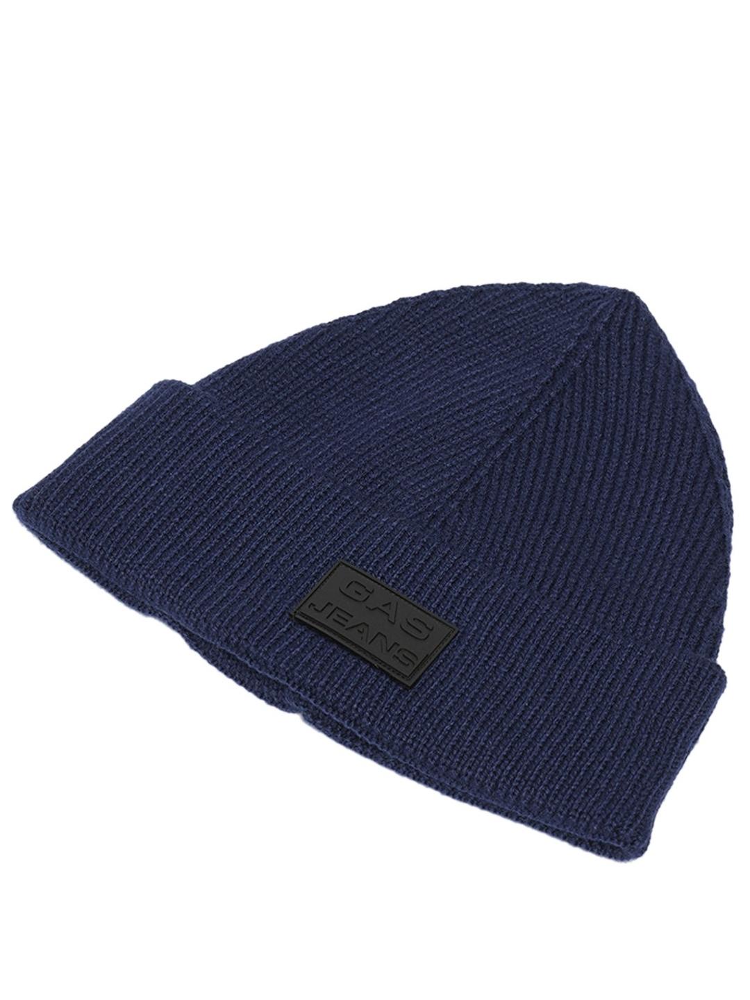 Comfy Cotton Rib Structure Varsity Beanie