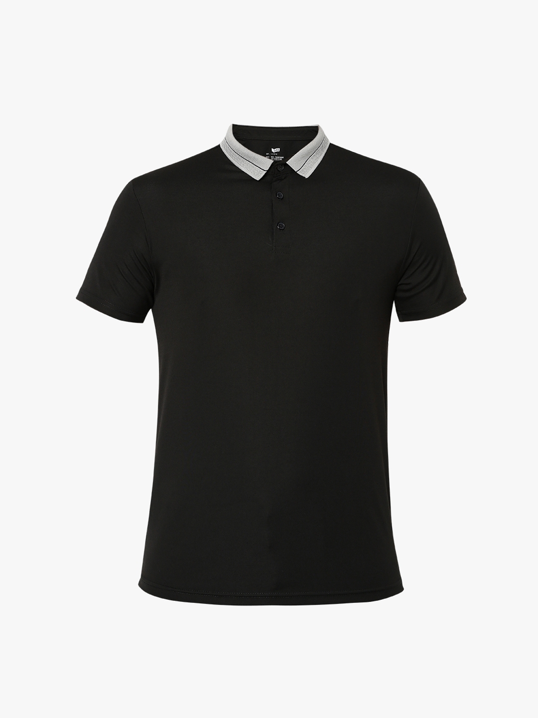 Smart Fit AGAP Black Polo T-shirt