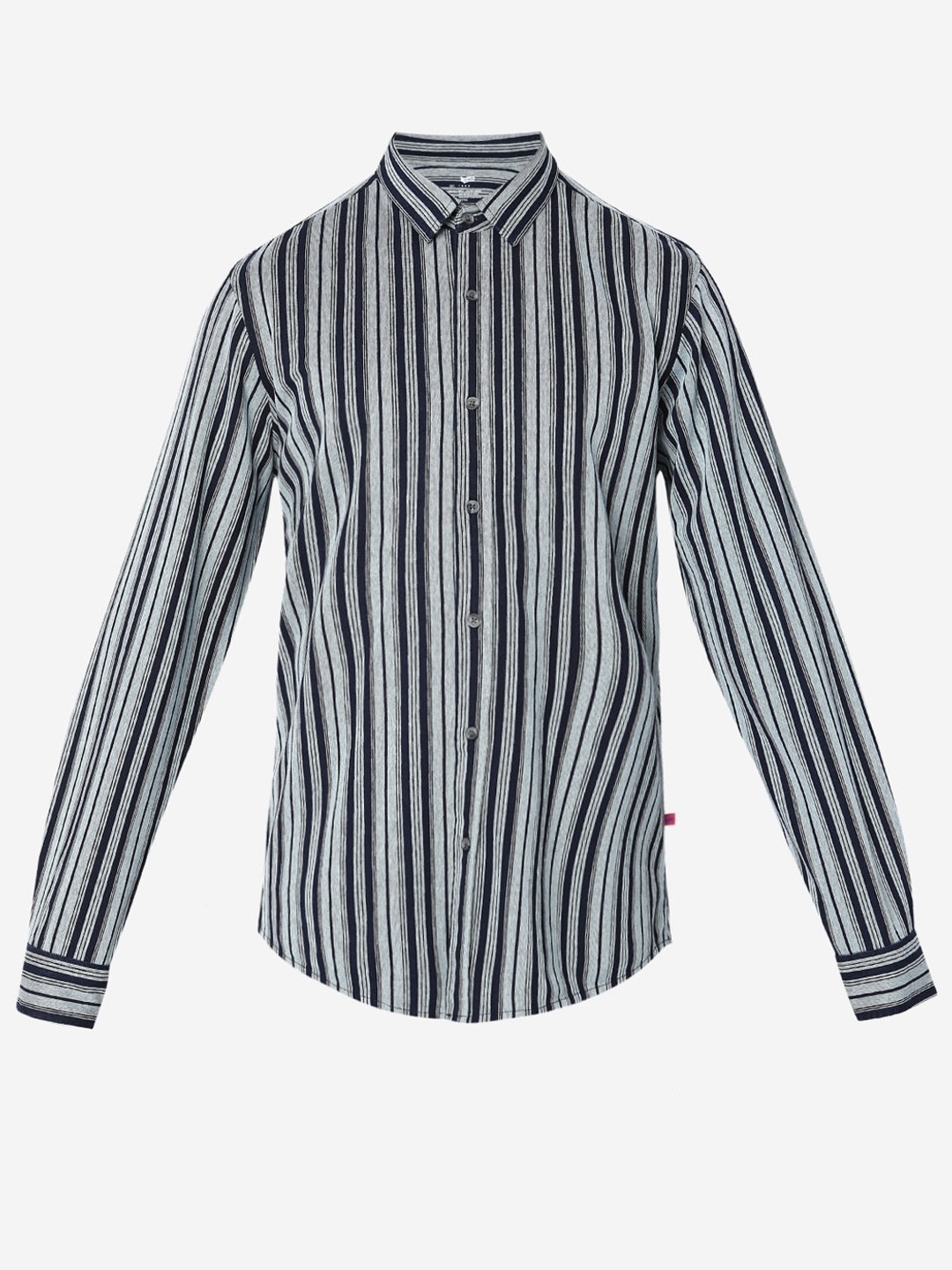 Regular Fit Full Sleeve Stripes Knit Shirts