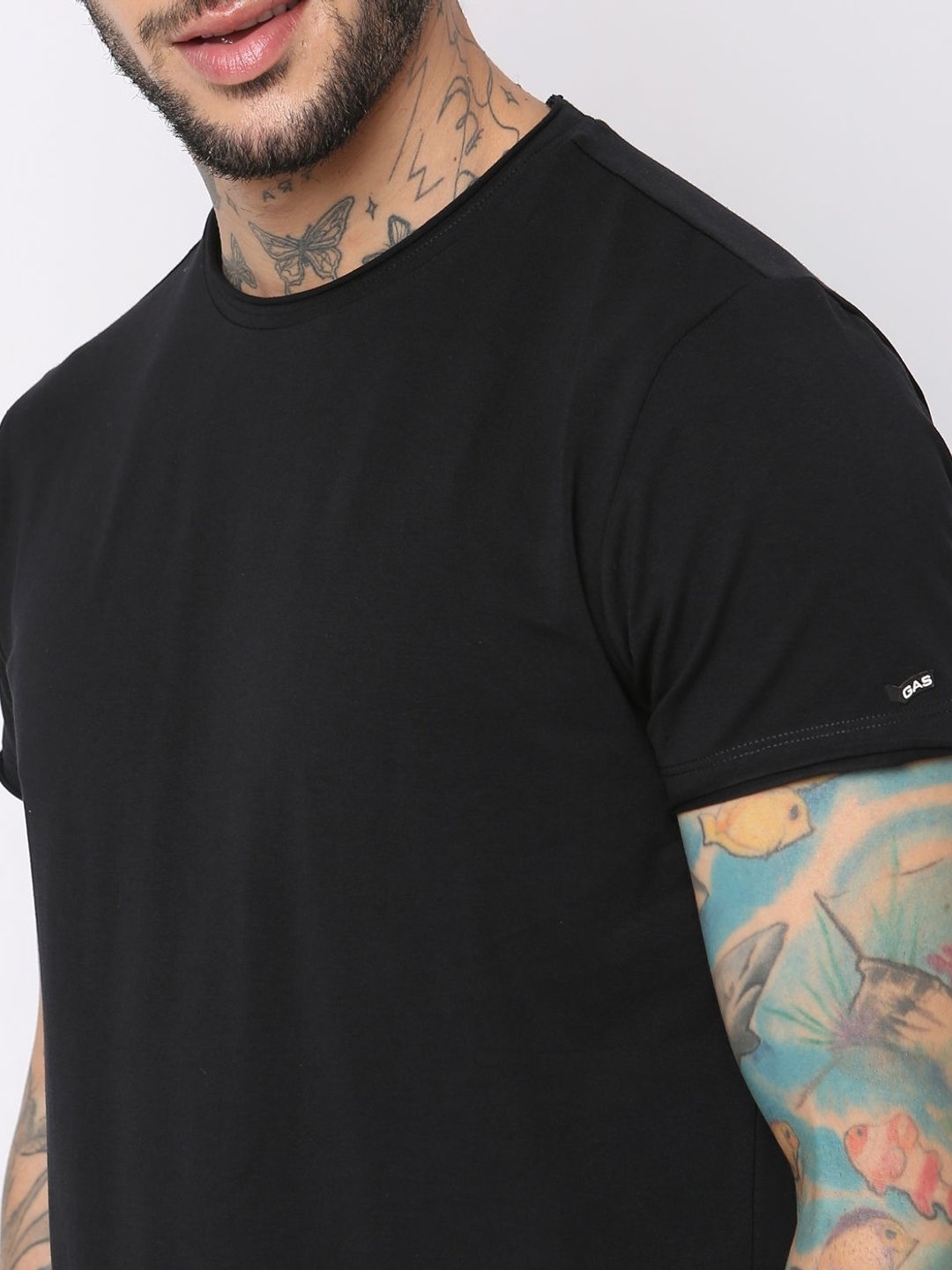 Slim Fit Half Sleeve Solid T-Shirt