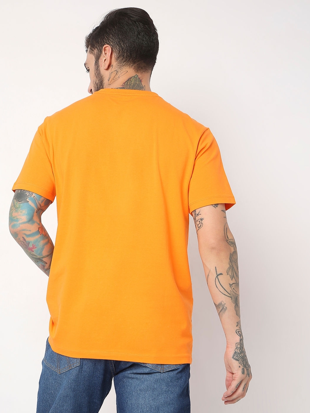 Regular Fit Half Sleeve Solid T-Shirt