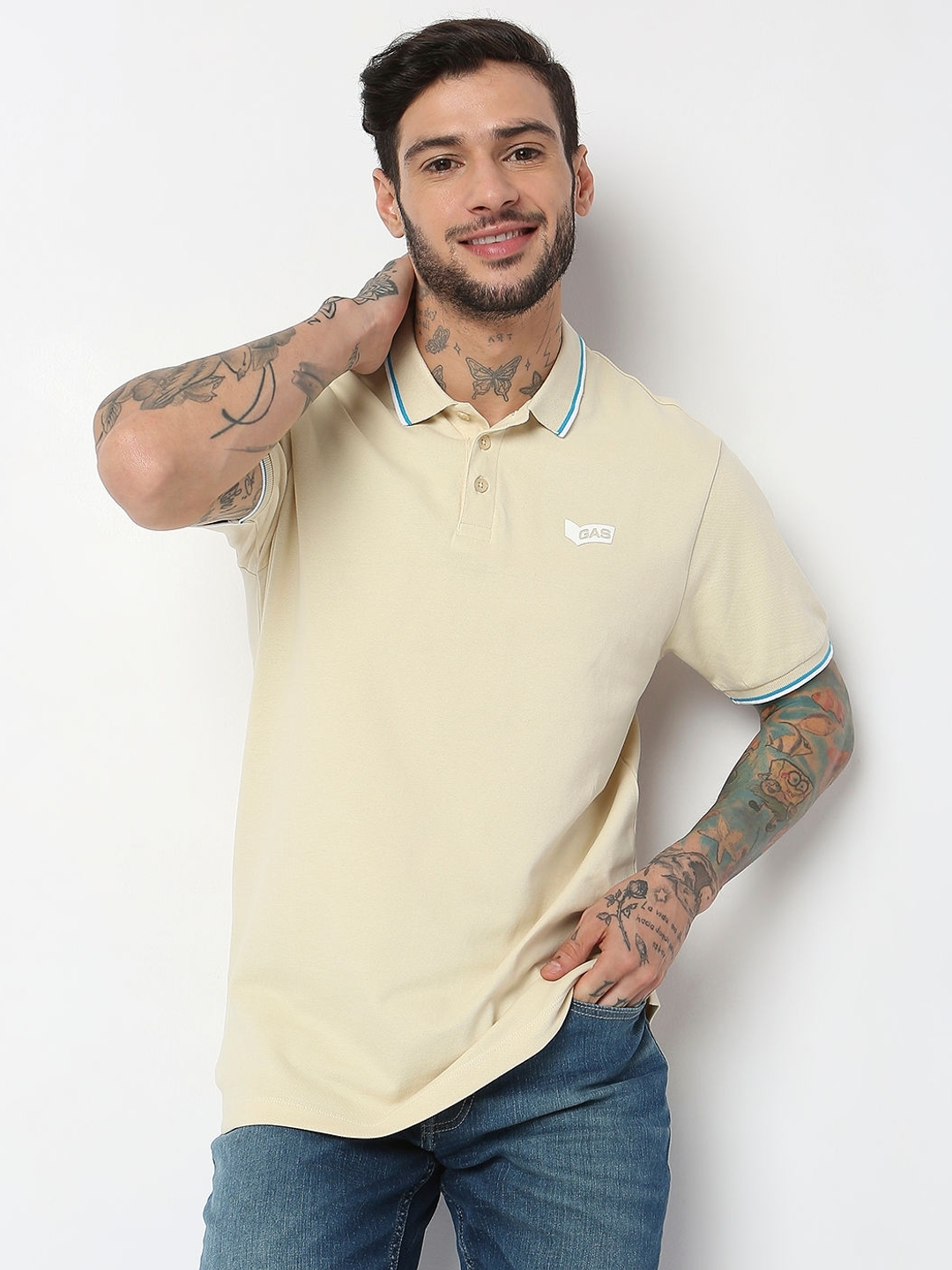 Regular Fit Half Sleeve Solid Polo T-Shirt