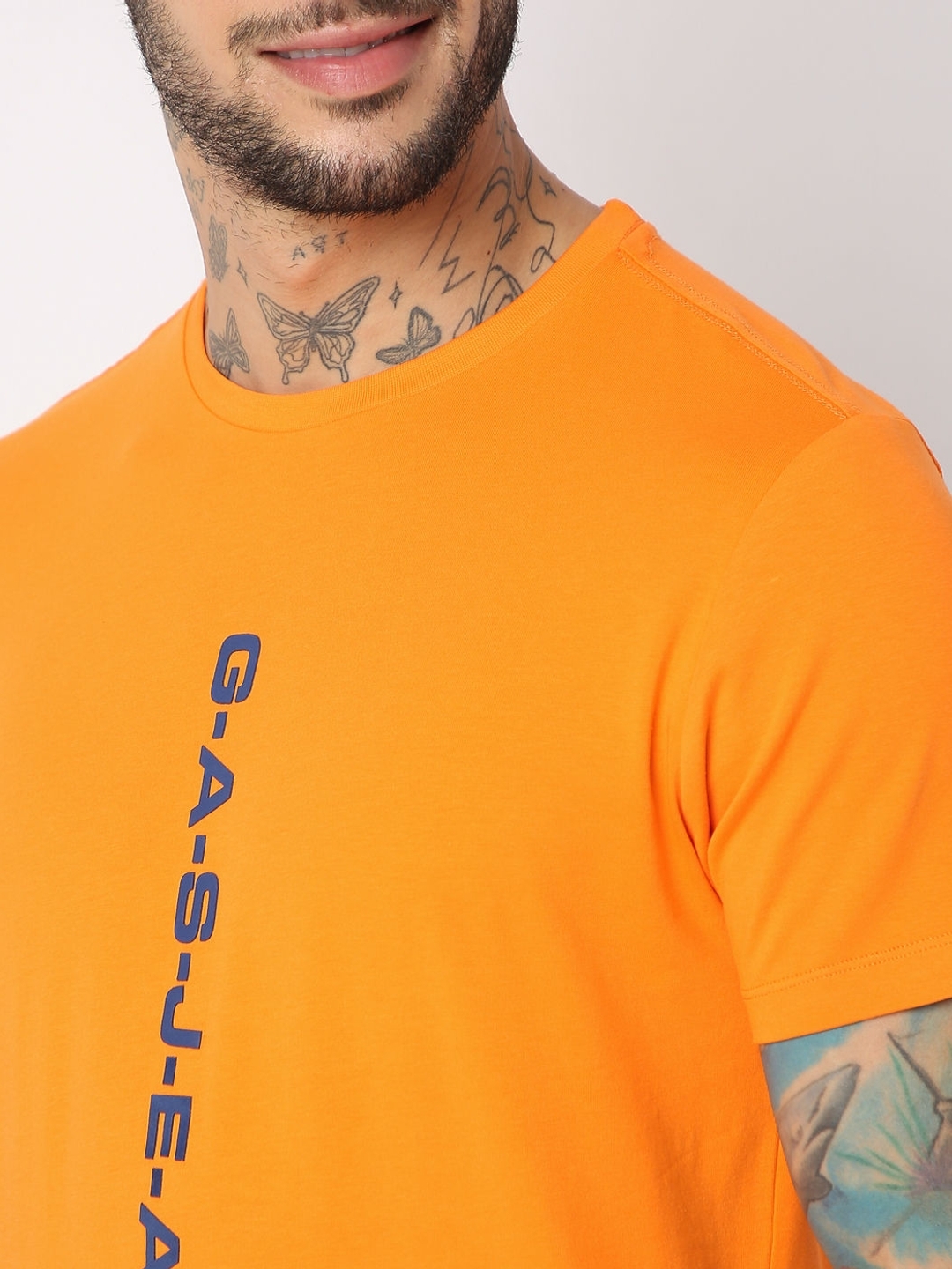 Slim Fit Half Sleeve Printed T-Shirt