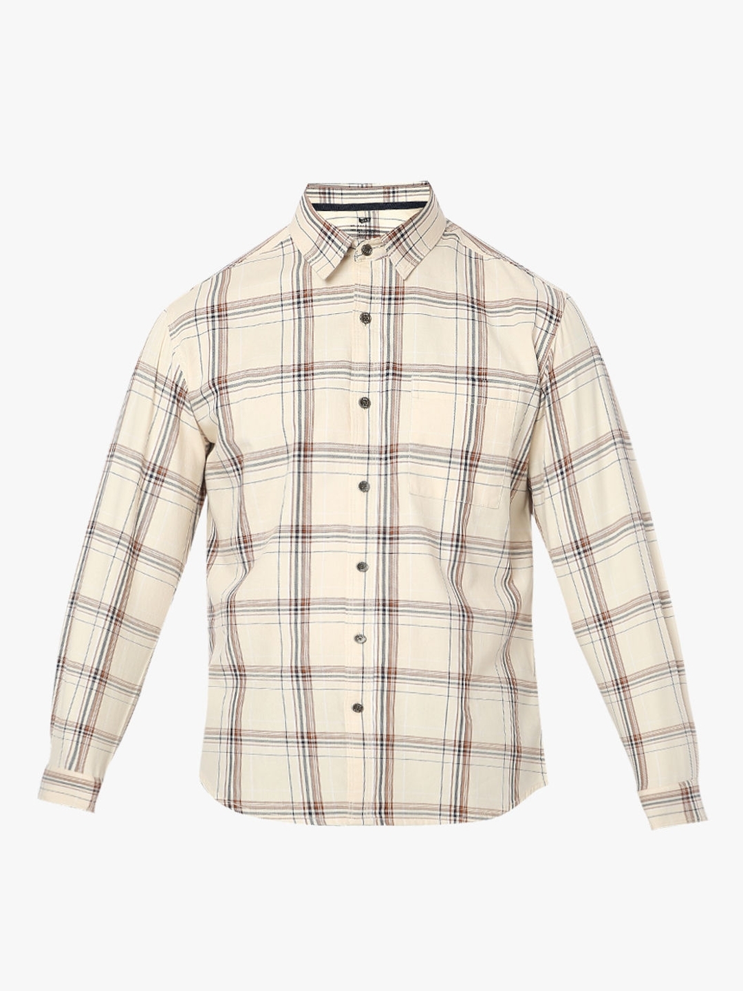 Regular Fit Full Sleeve Checks Shirts