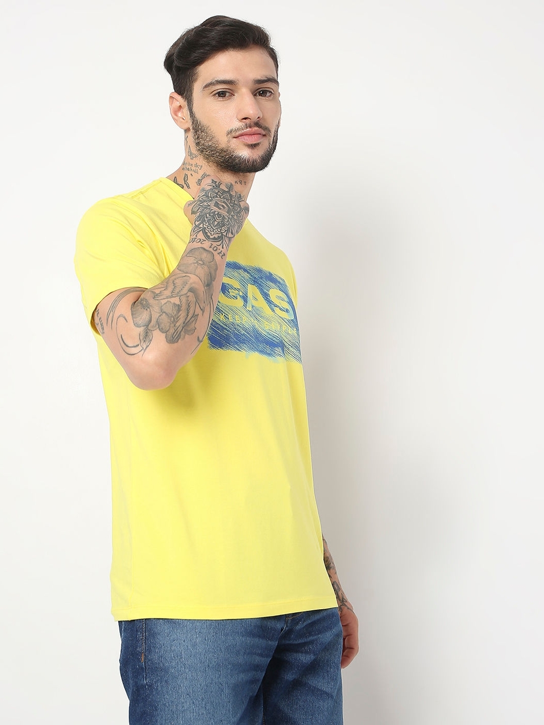 Regular Fit Half Sleeve Printed T-Shirt