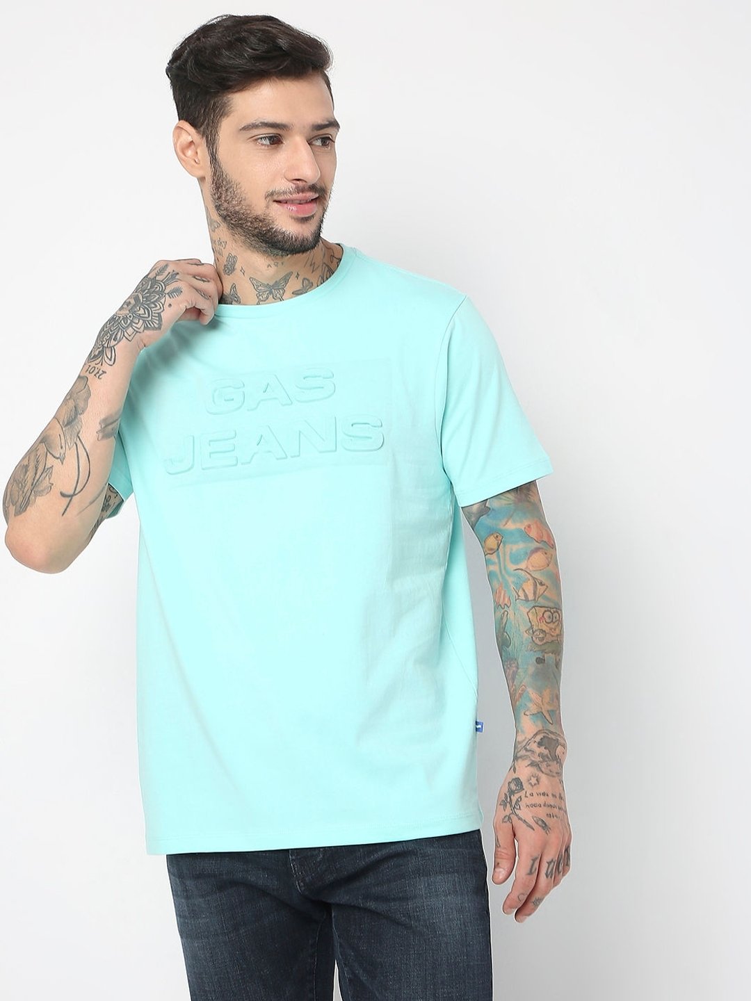 Regular Fit Half Sleeve Solid T-Shirt