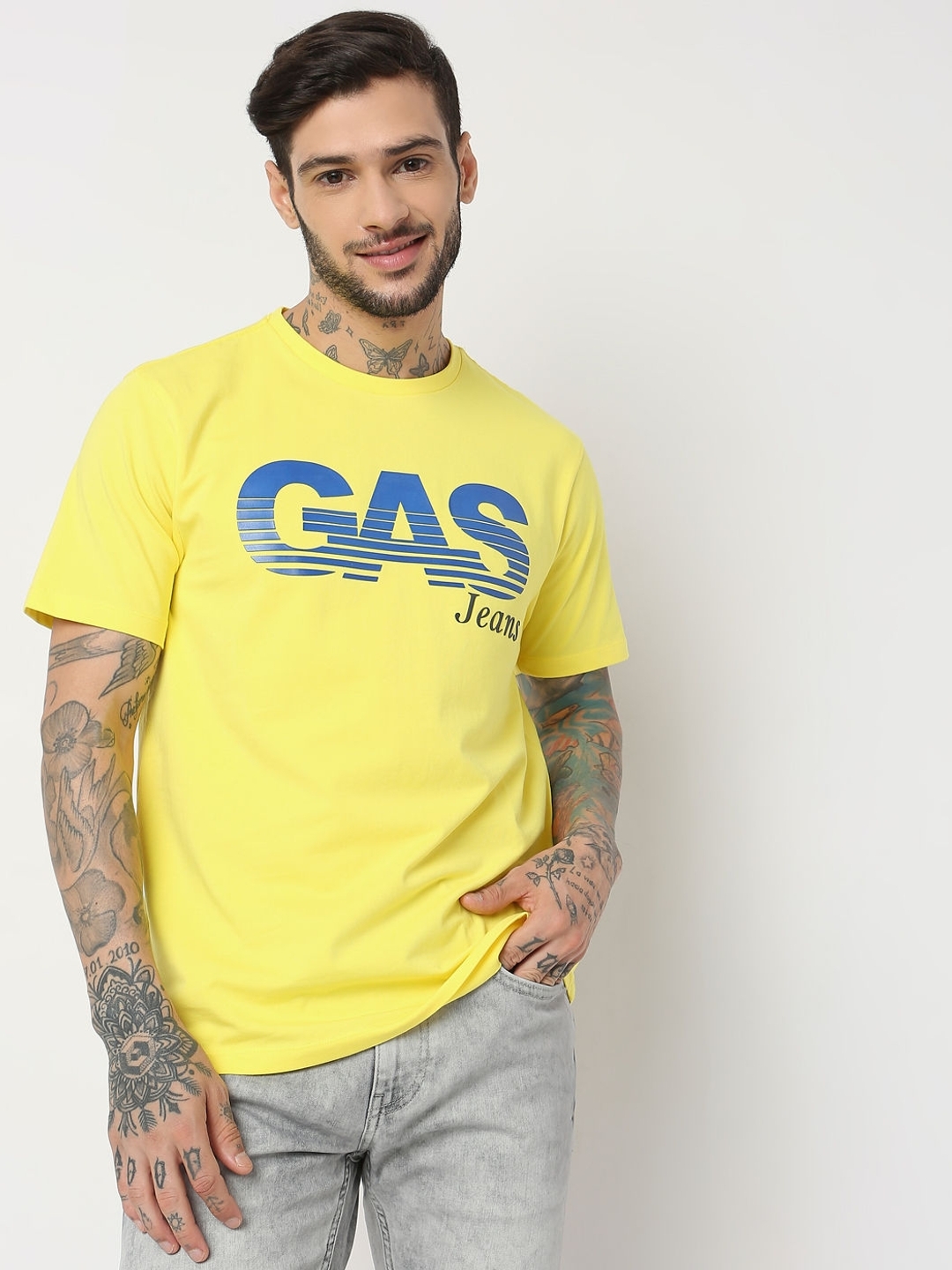 Regular Fit Half Sleeve Solid T-Shirt