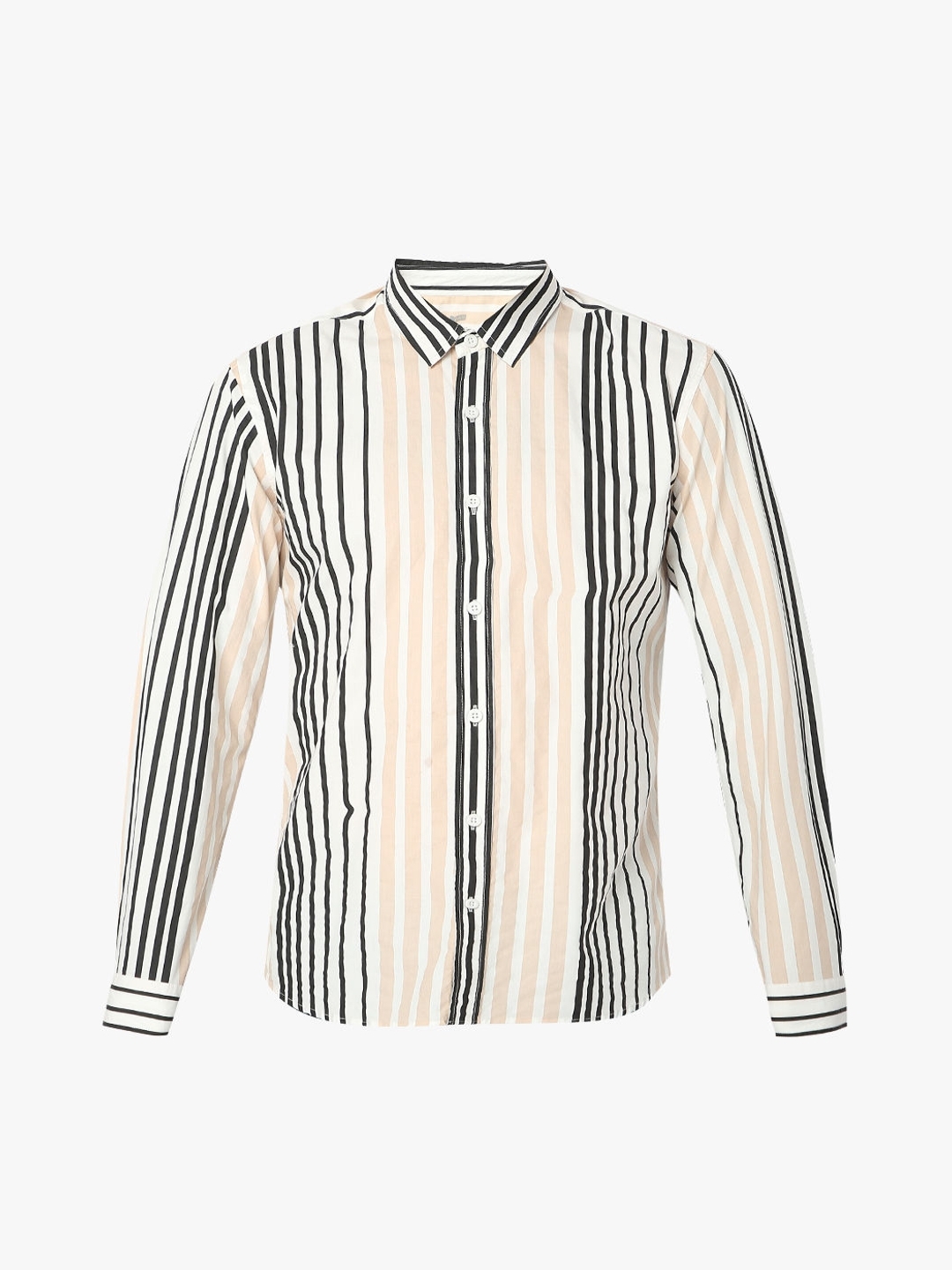 Regular Fit Full Sleeve Stripes Shirts