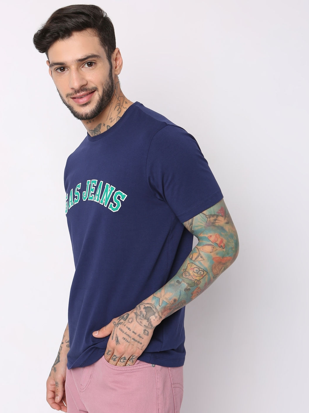 Regular Fit Half Sleeve Printed T-Shirt