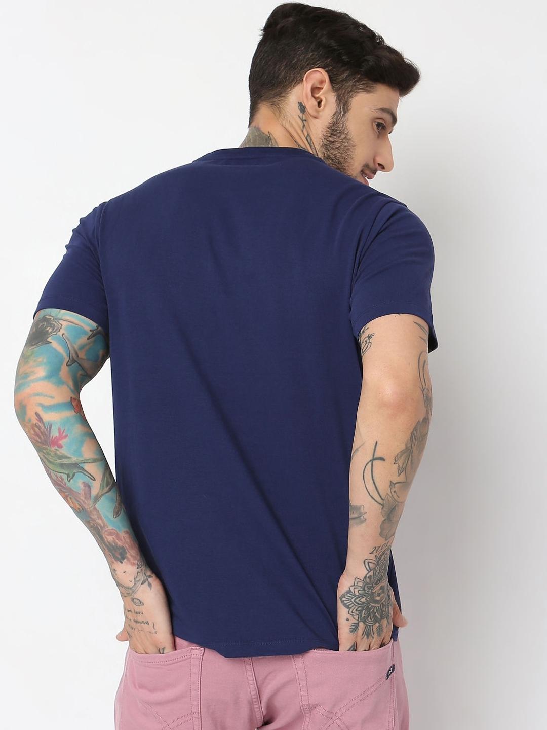 Regular Fit Half Sleeve Printed T-Shirt