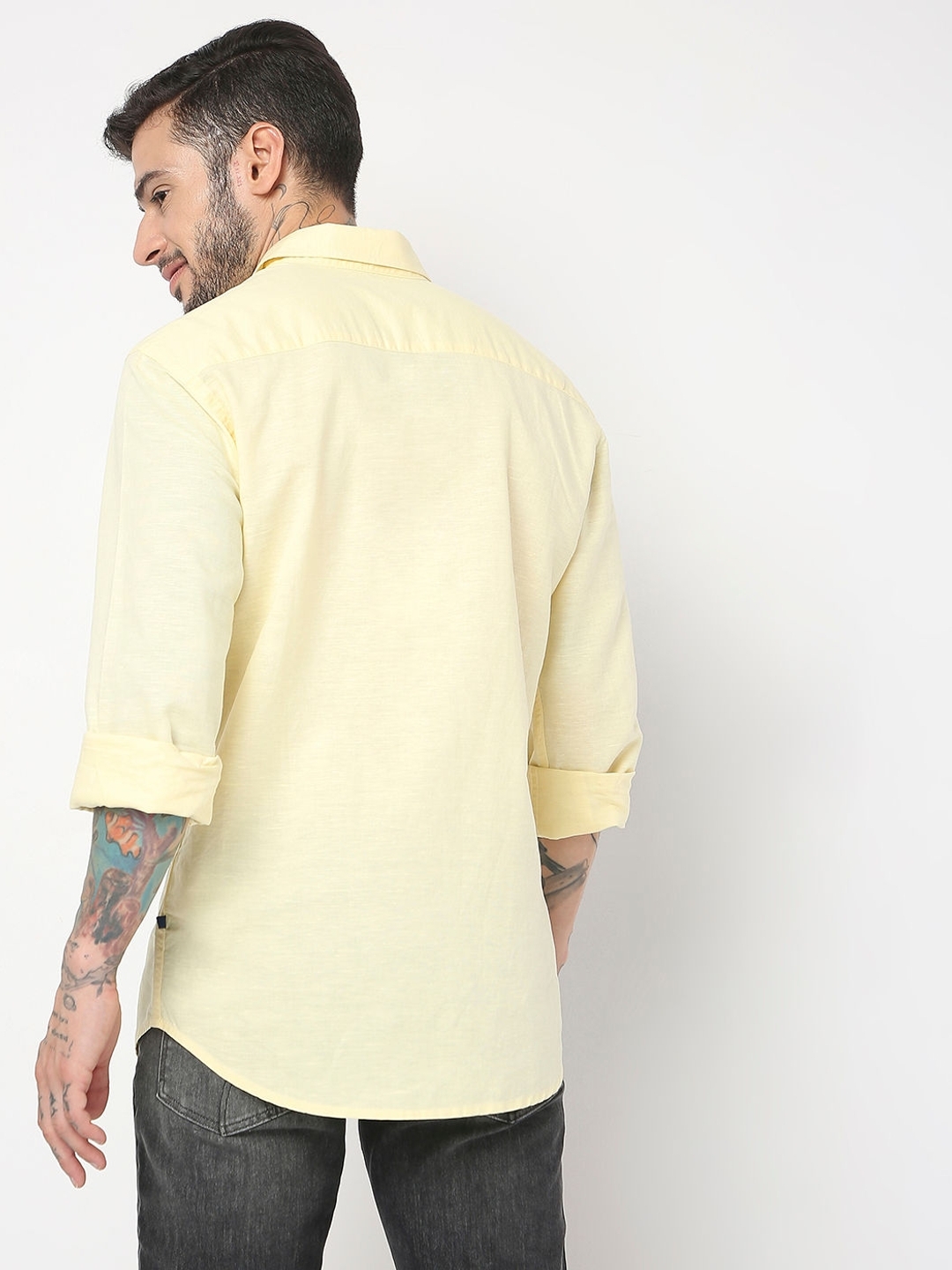 Regular Fit Full Sleeve Solid Shirts