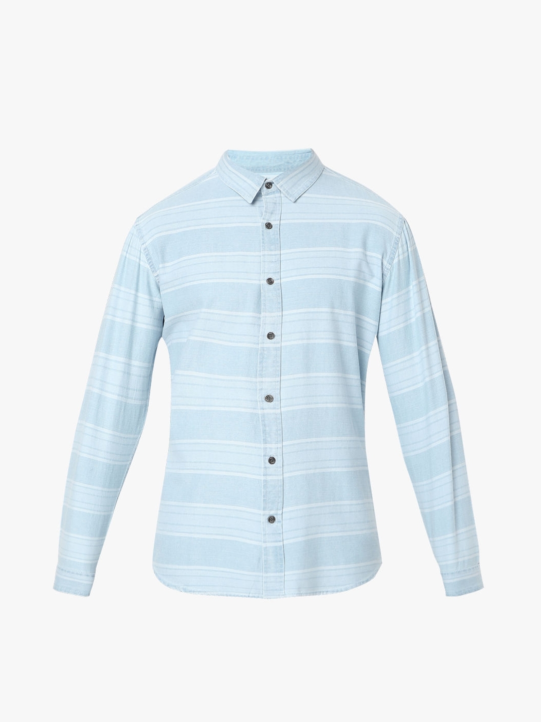 Regular Fit Full Sleeve Stripes Shirts