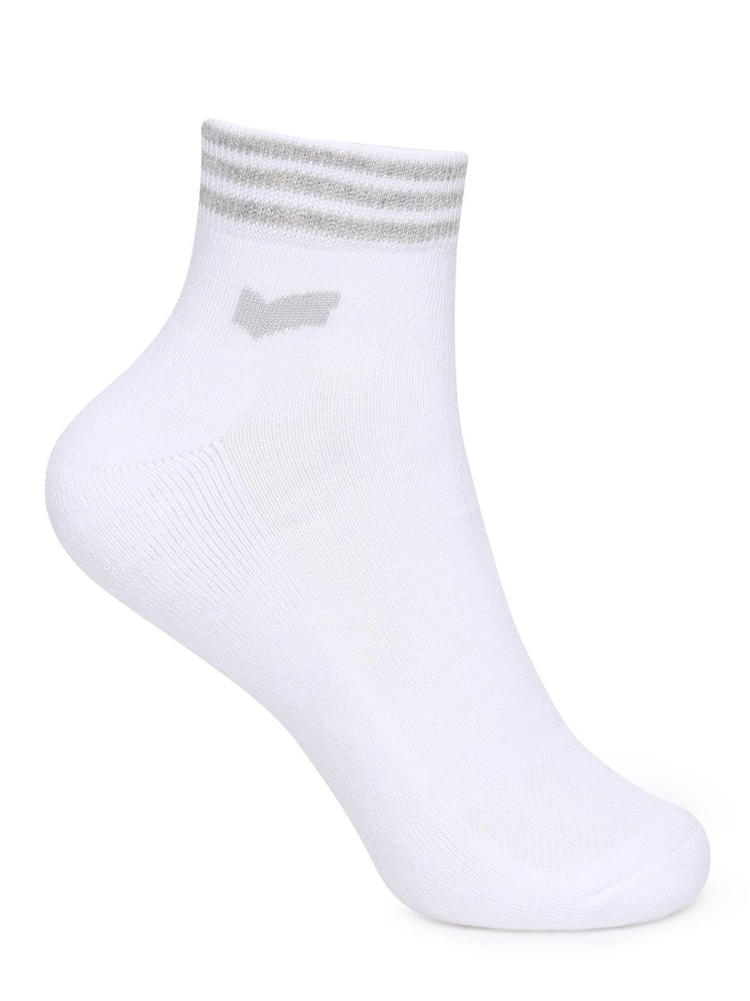 OHAN IN Black/White/Grey Stripe Socks (Pack of 3)