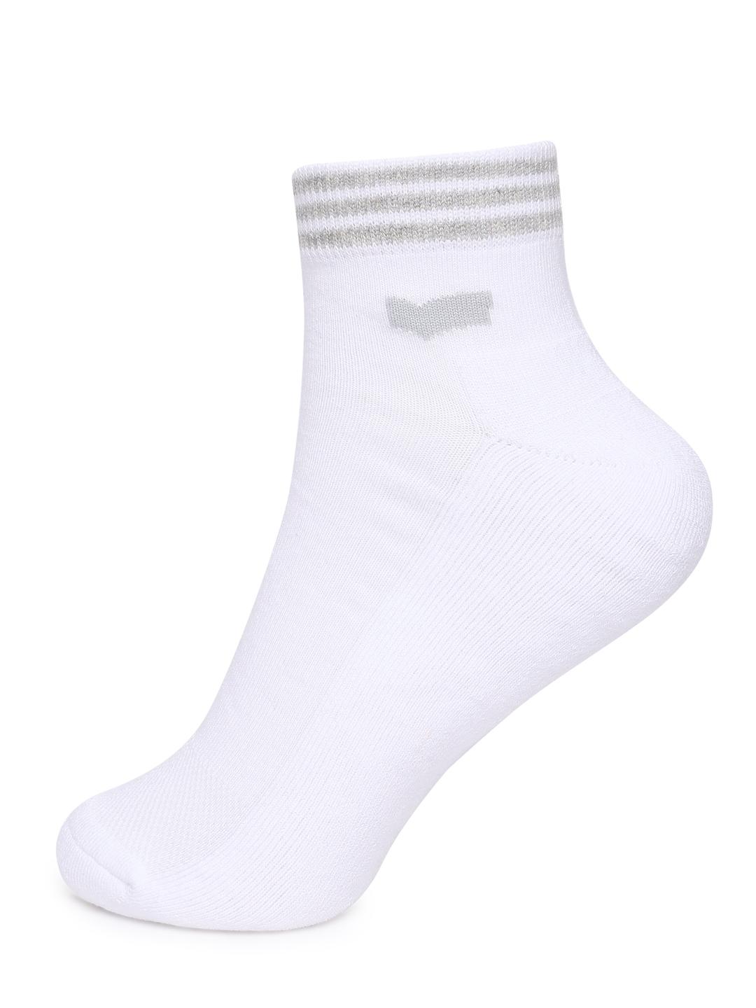 OHAN IN Black/White/Grey Stripe Socks (Pack of 3)