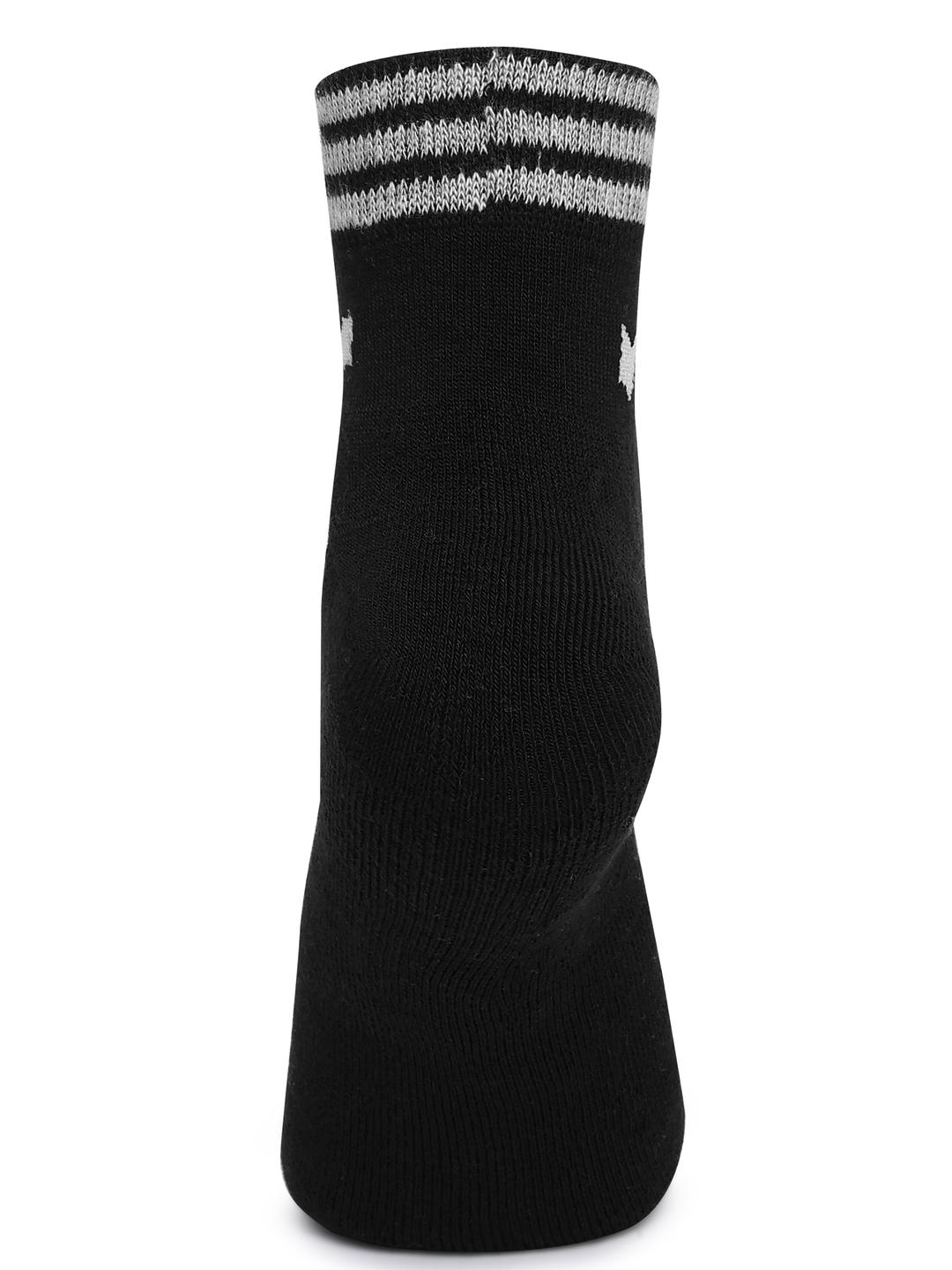 OHAN IN Black/White/Grey Stripe Socks (Pack of 3)