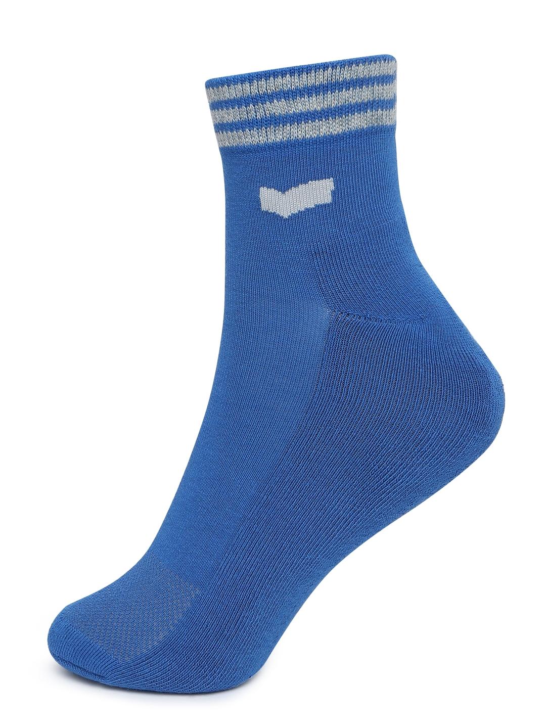 OHAN IN Black/White/Blue Stripe Socks (Pack of 3)