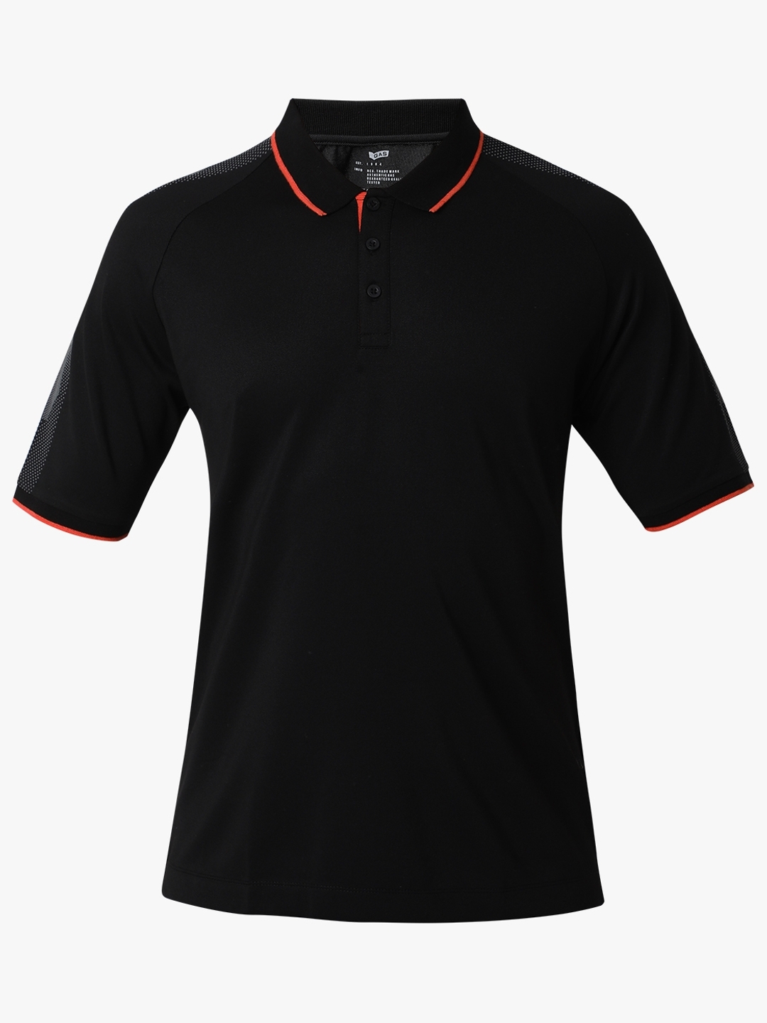 Slim Fit Half Sleeve Solid Nylon Polo T-Shirt